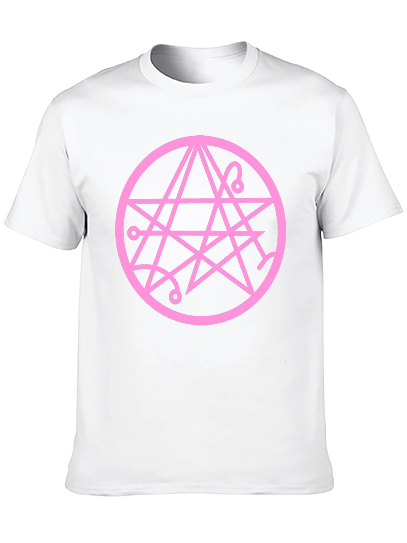 Occult Symbol Graphic Tee - Soft Black Cotton