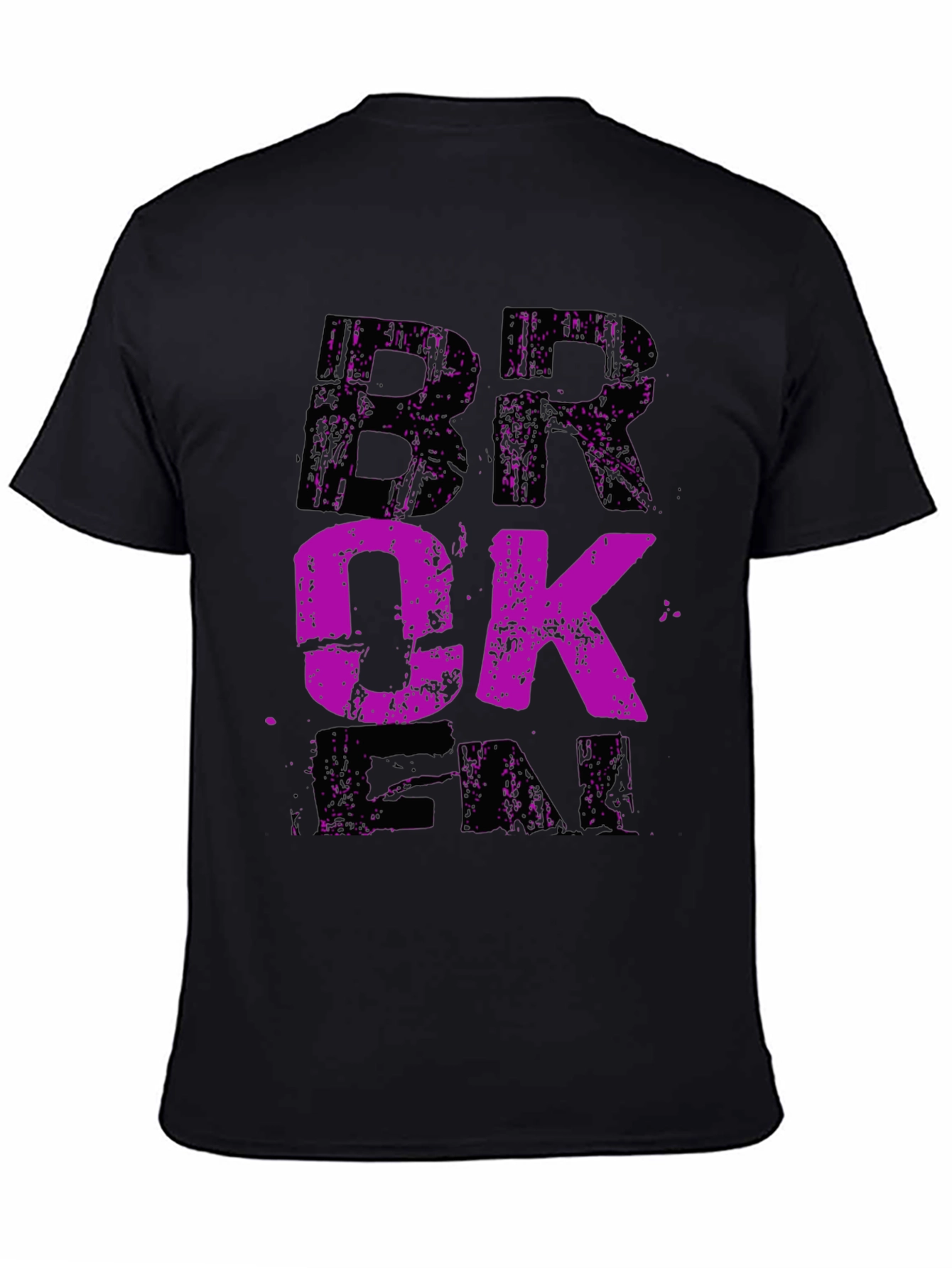 Broken Fade Graphic Tee - Mens Black T-Shirt