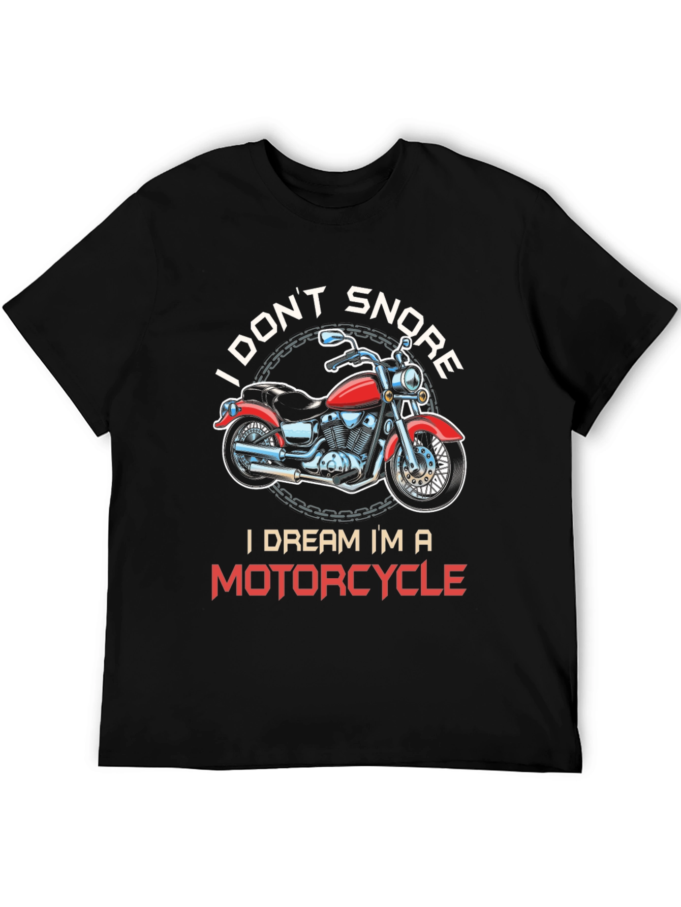 Motorcycle Dreamer Graphic Tee - Riders Black T-Shirt