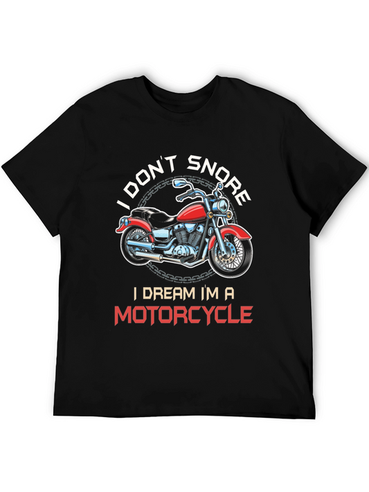 Motorcycle Dreamer Graphic Tee - Riders Black T-Shirt