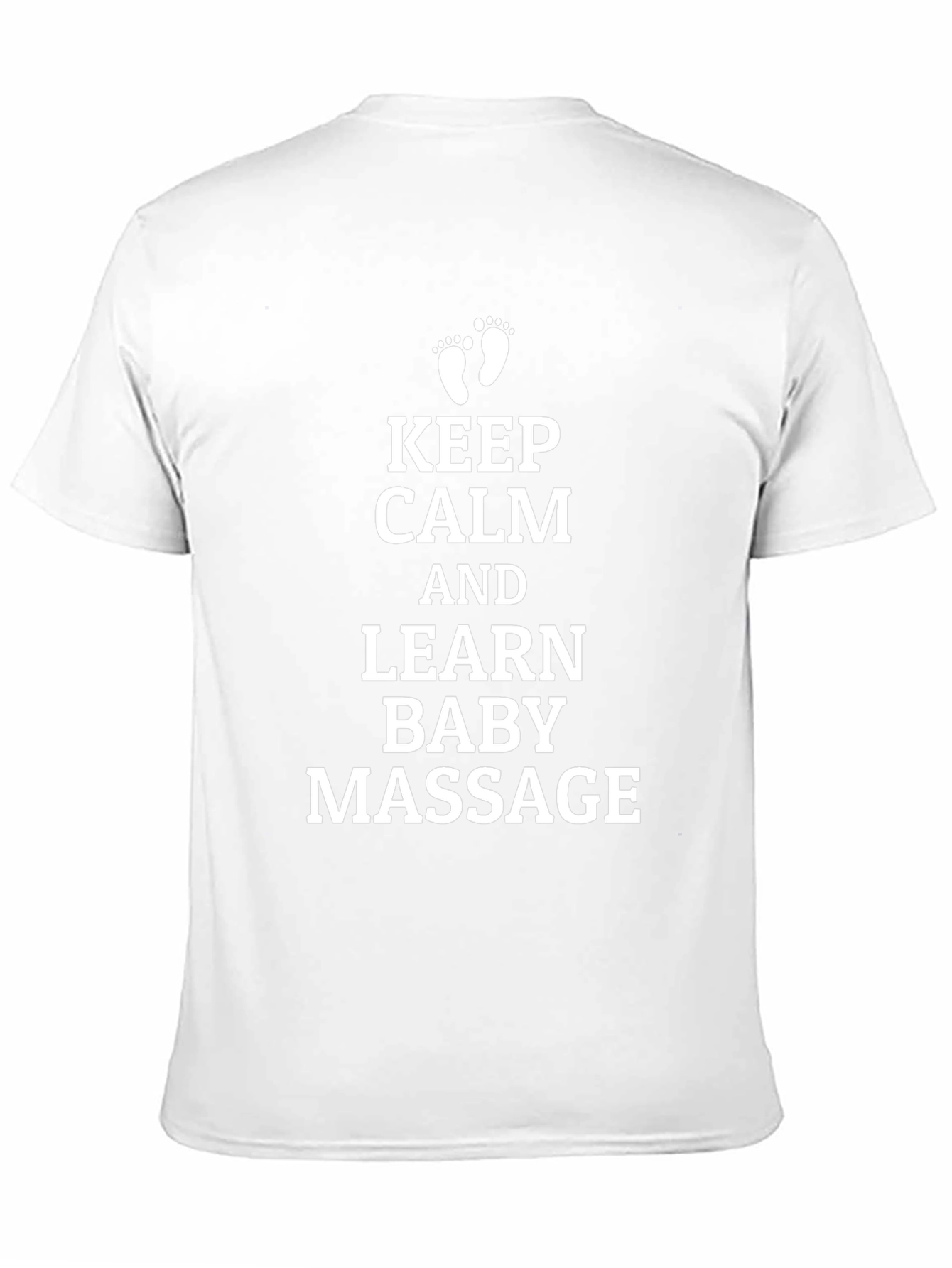 Keep Calm Learn Baby Massage Black T-Shirt