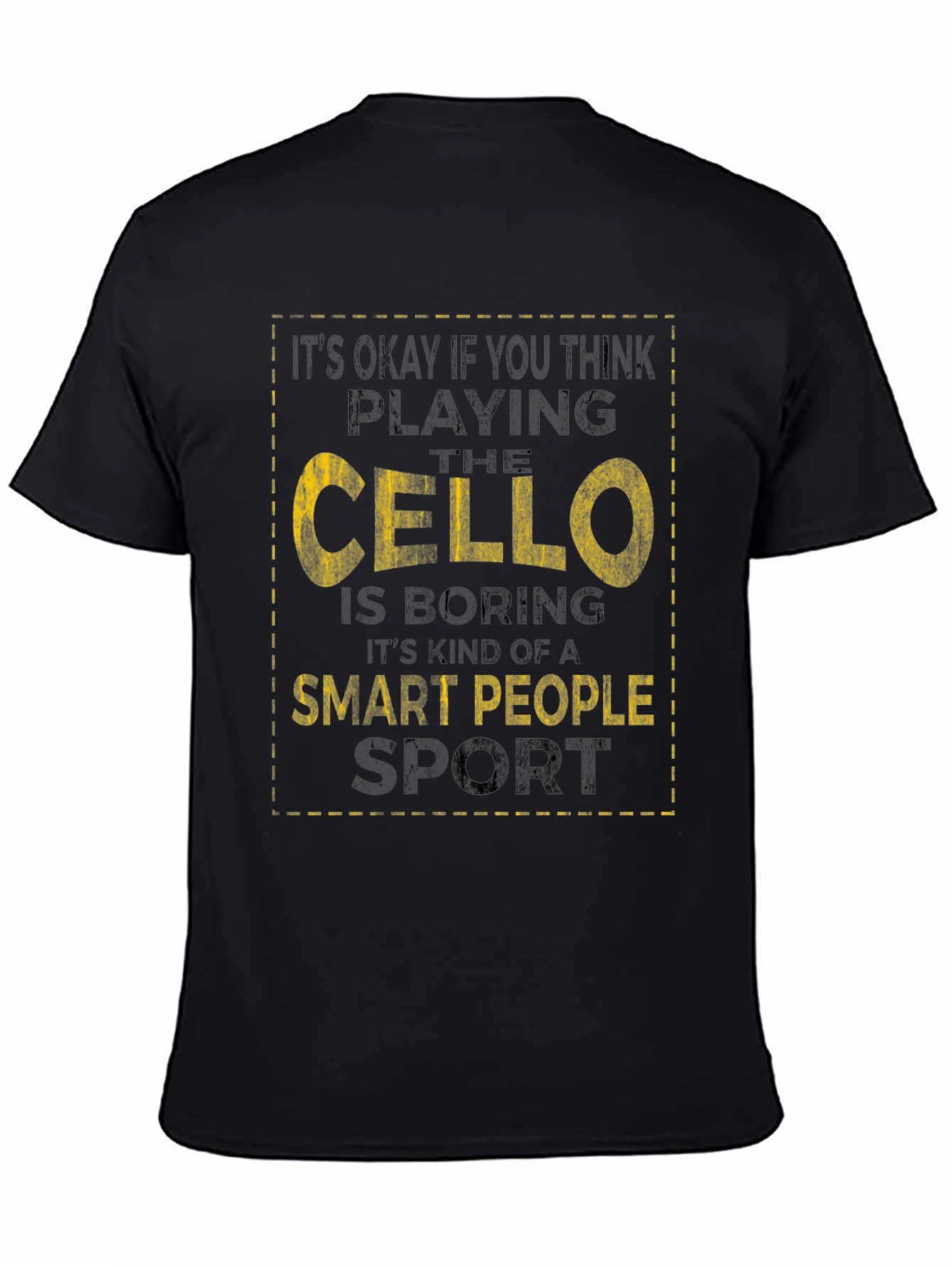 Cello Player T-Shirt - Smart People Sport Tee
