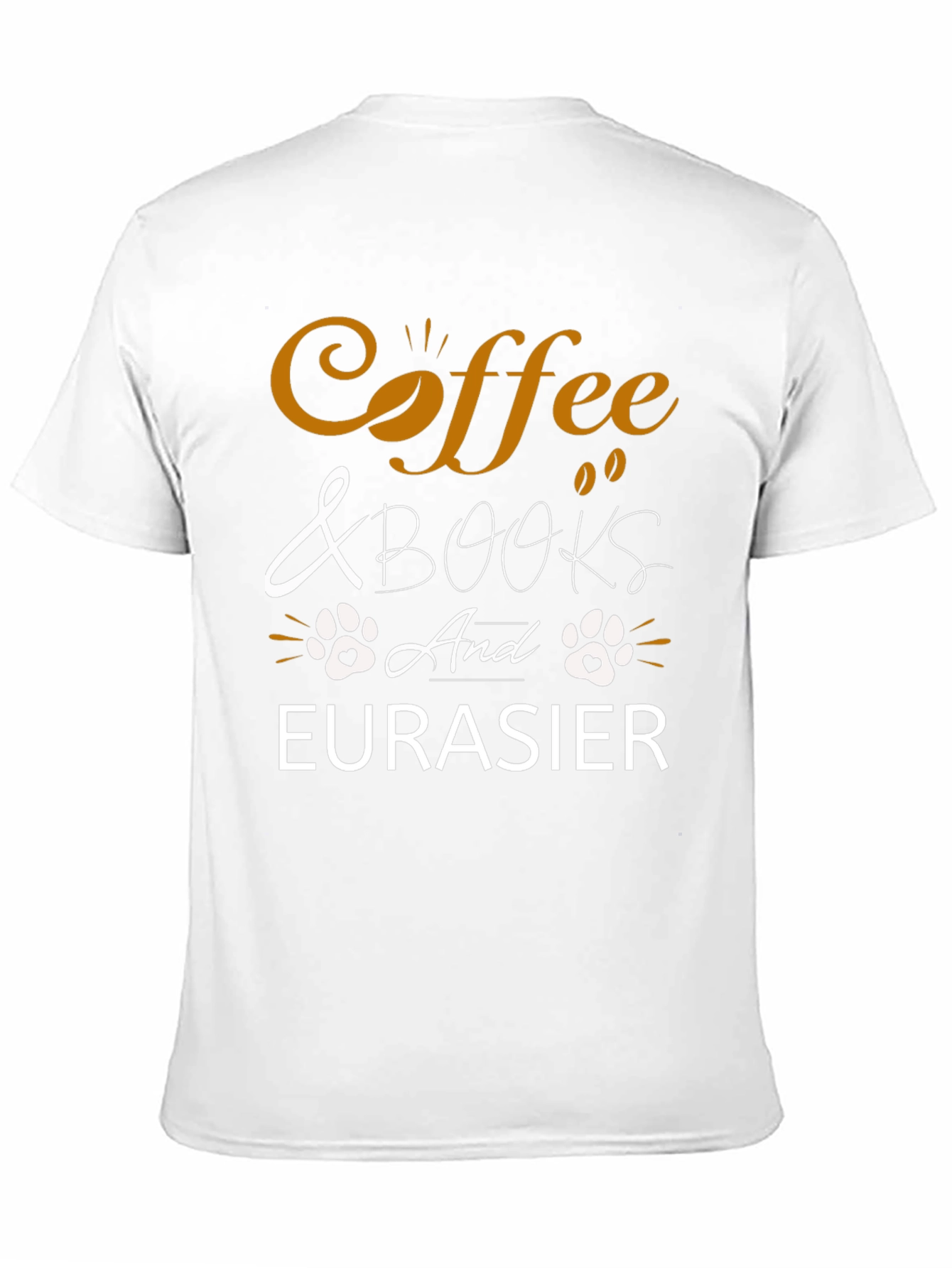 Coffee & Books and Eurasier T-Shirt