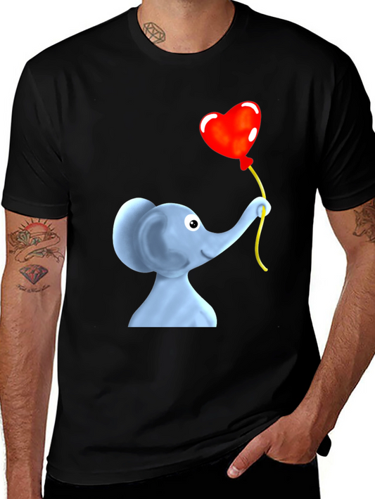 Elephant Heart Balloon Graphic Tee