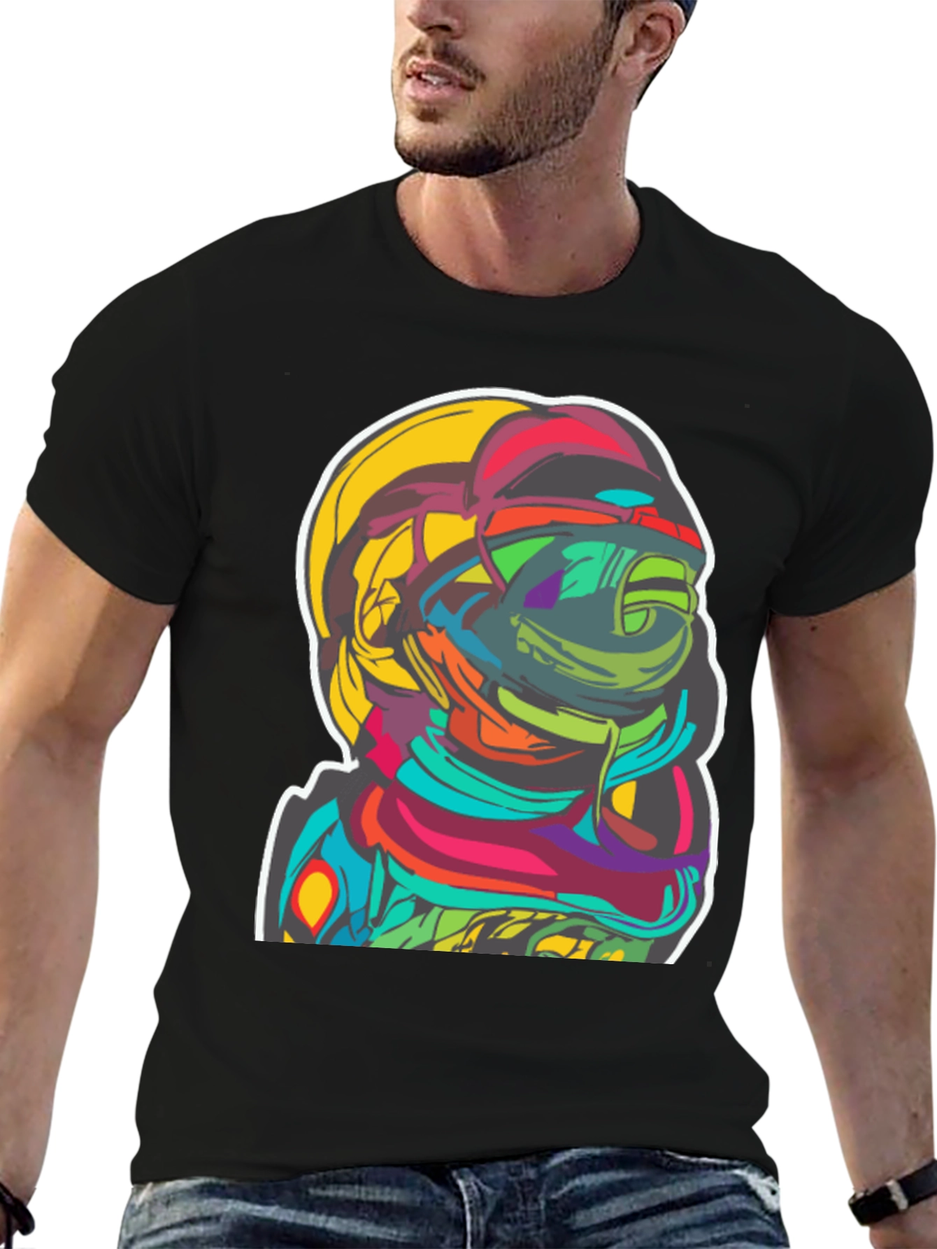Abstract Graphic T-Shirt