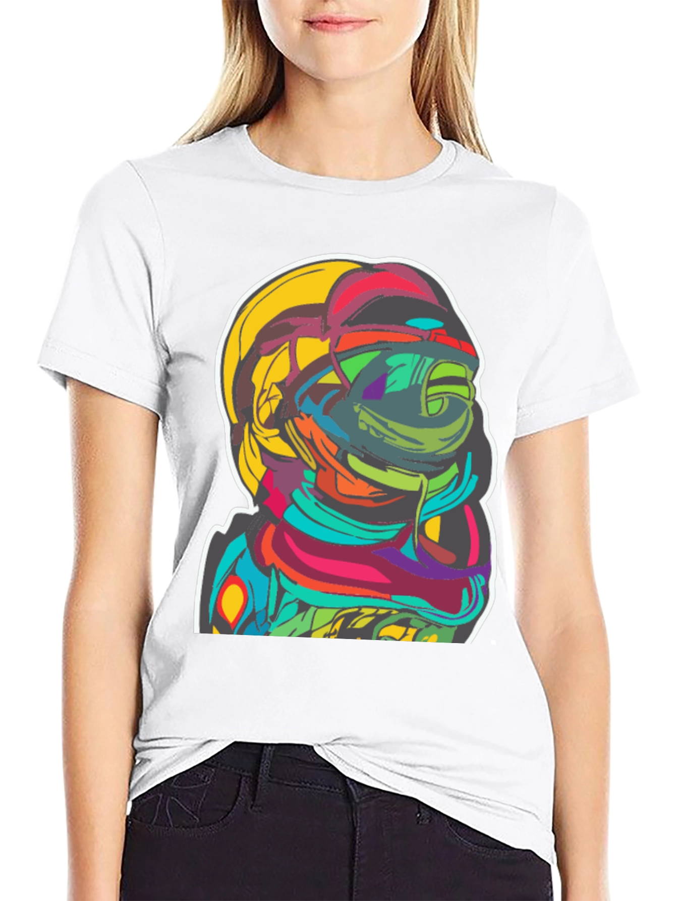 Abstract Graphic T-Shirt