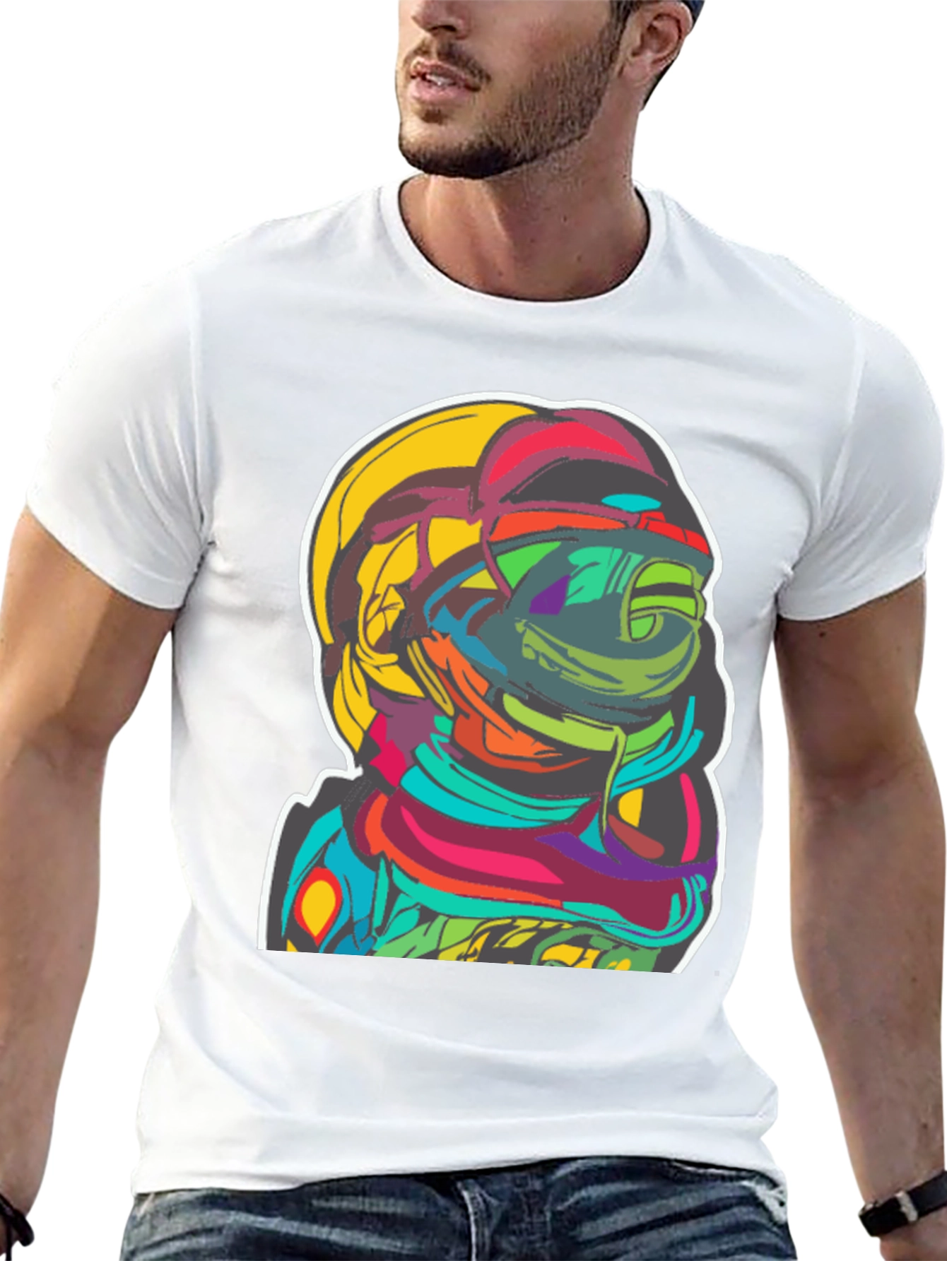 Abstract Graphic T-Shirt