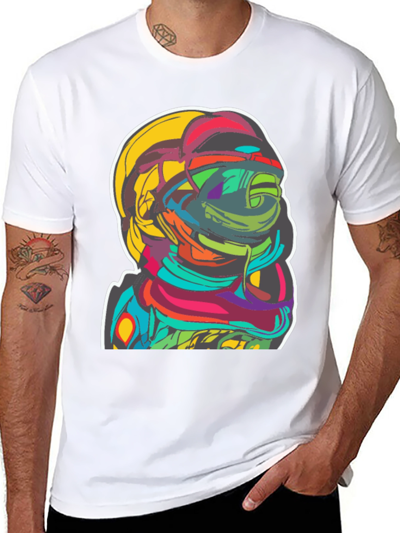 Abstract Graphic T-Shirt
