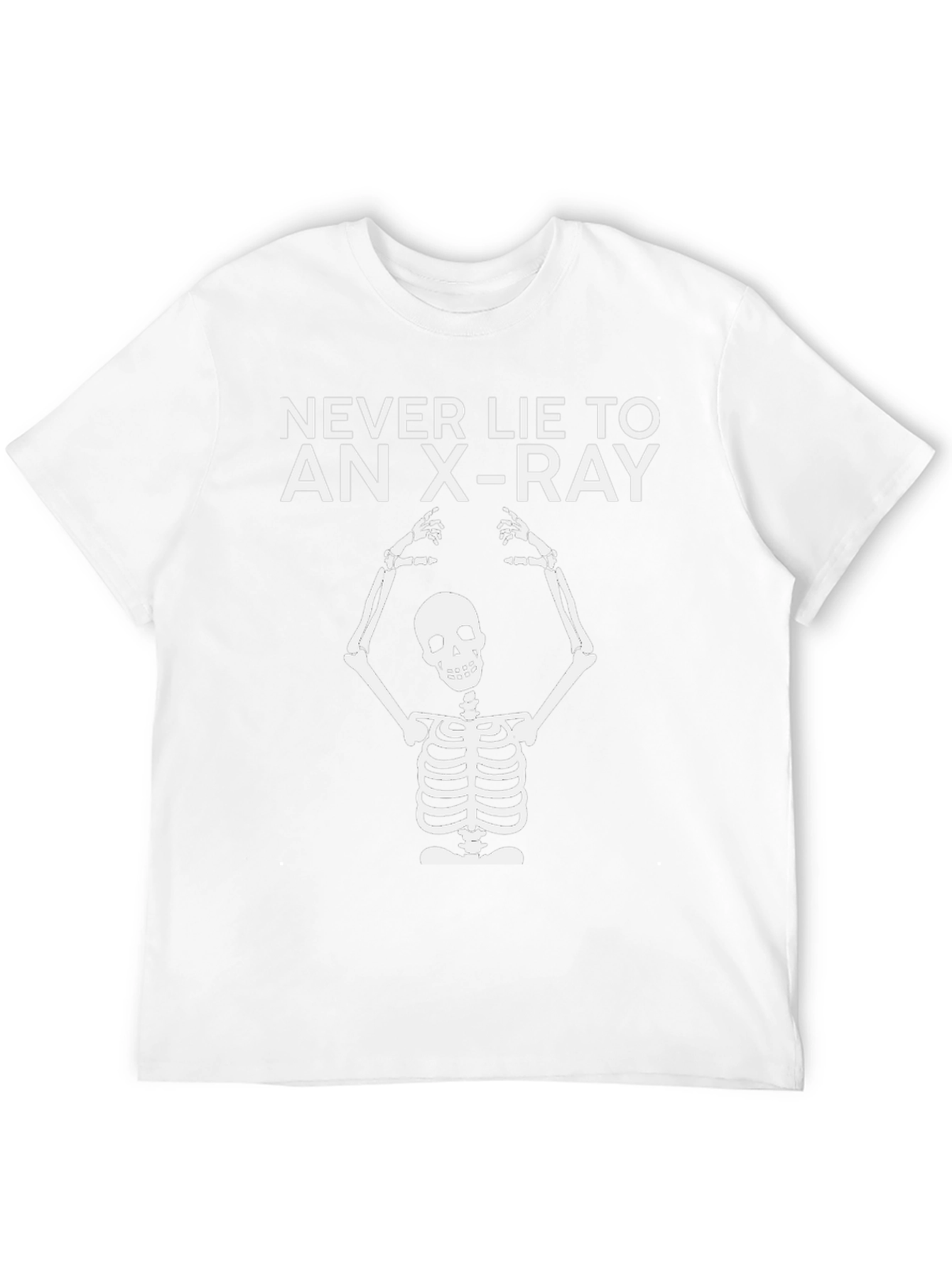 Never Lie to an X-Ray Skeleton Graphic Tee