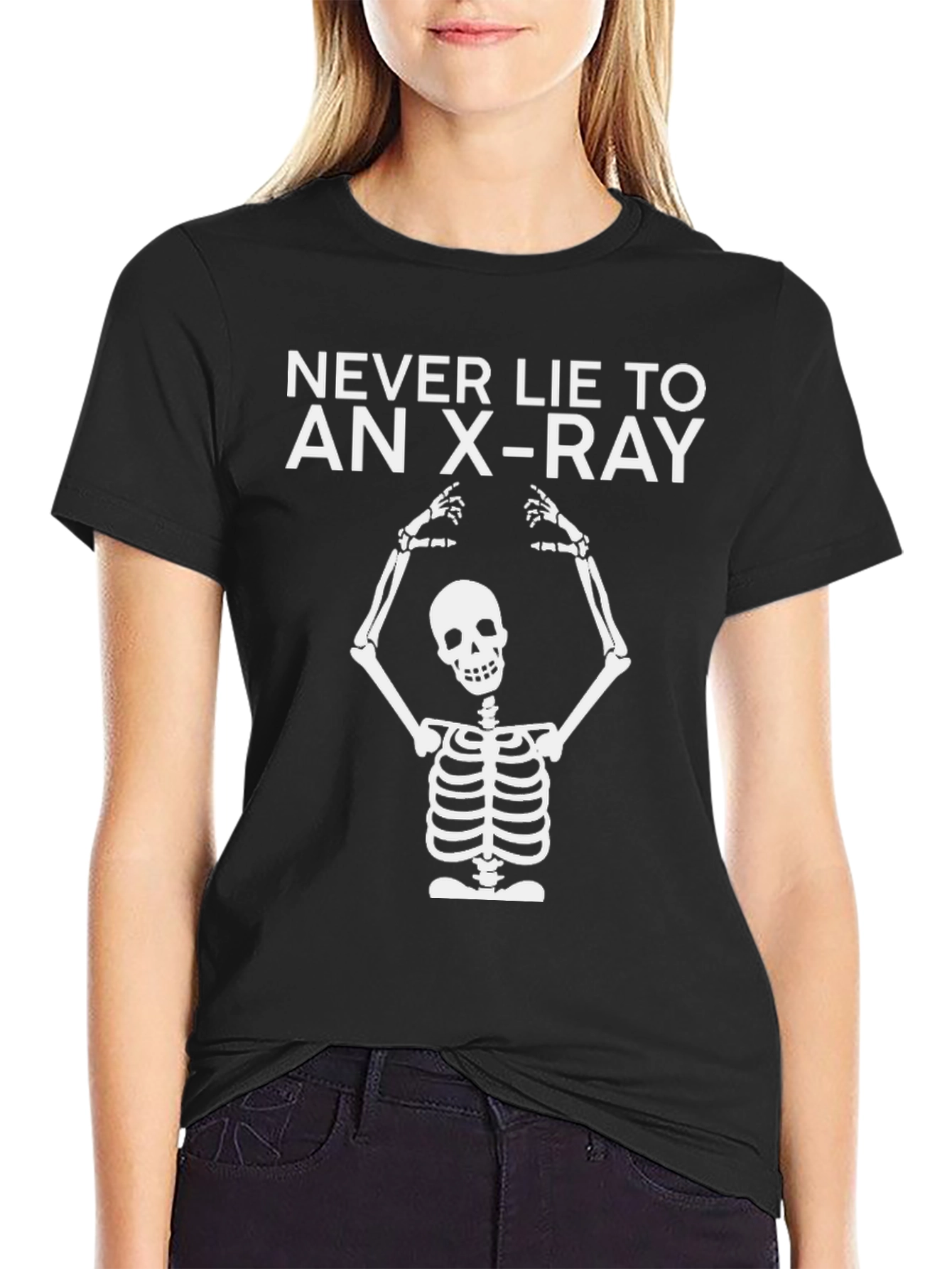Never Lie to an X-Ray Skeleton Graphic Tee