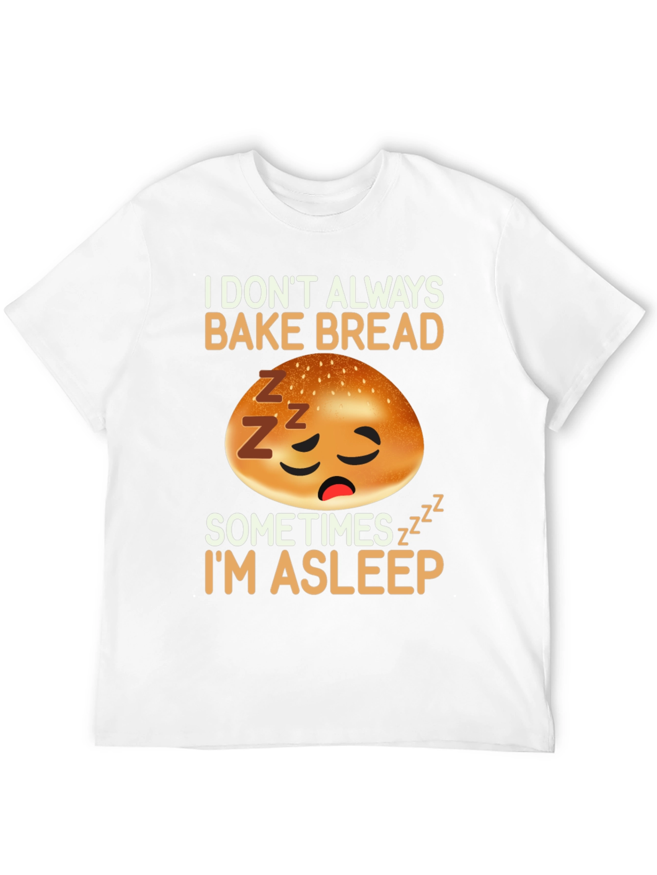 Funny Sleeping Bread Baker T-Shirt