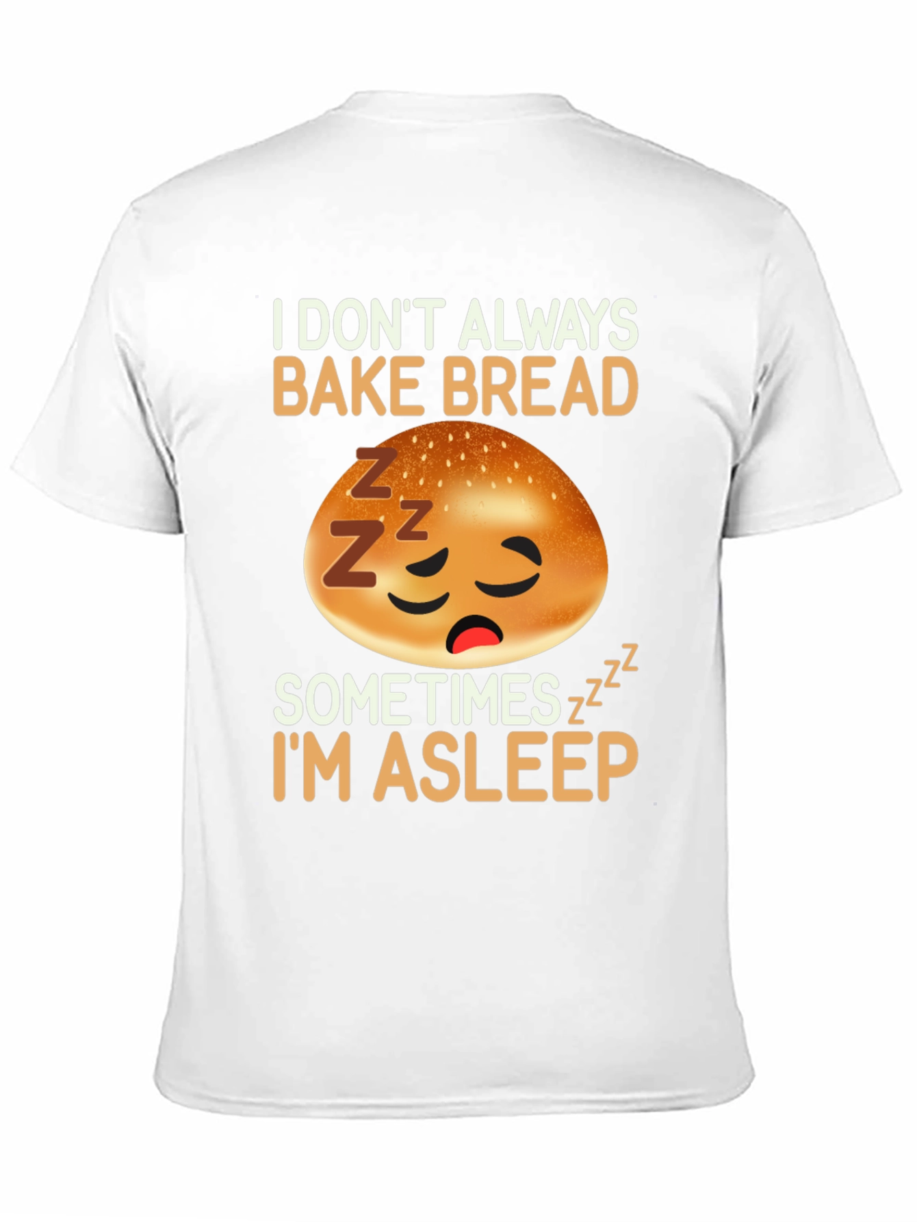 Funny Sleeping Bread Baker T-Shirt