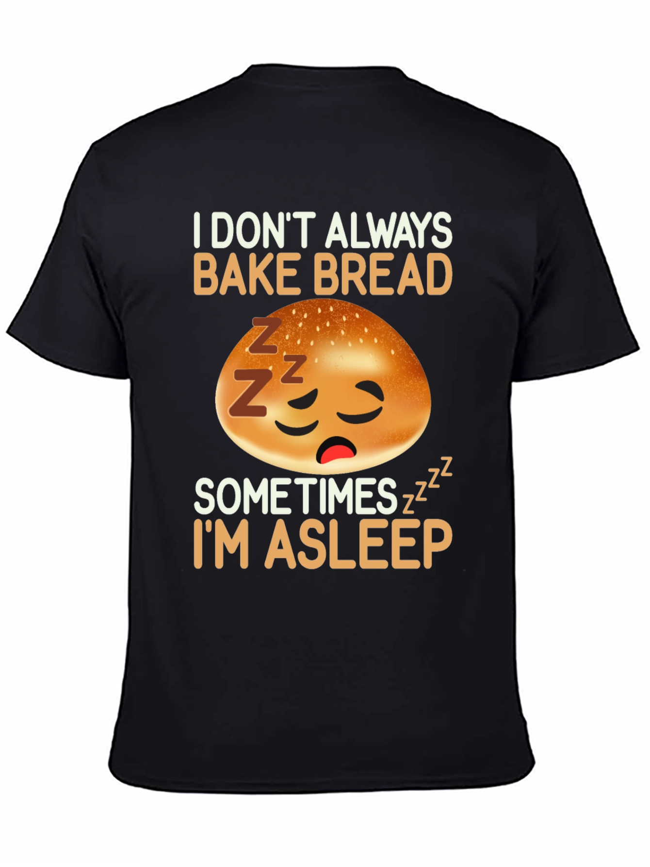 Funny Sleeping Bread Baker T-Shirt
