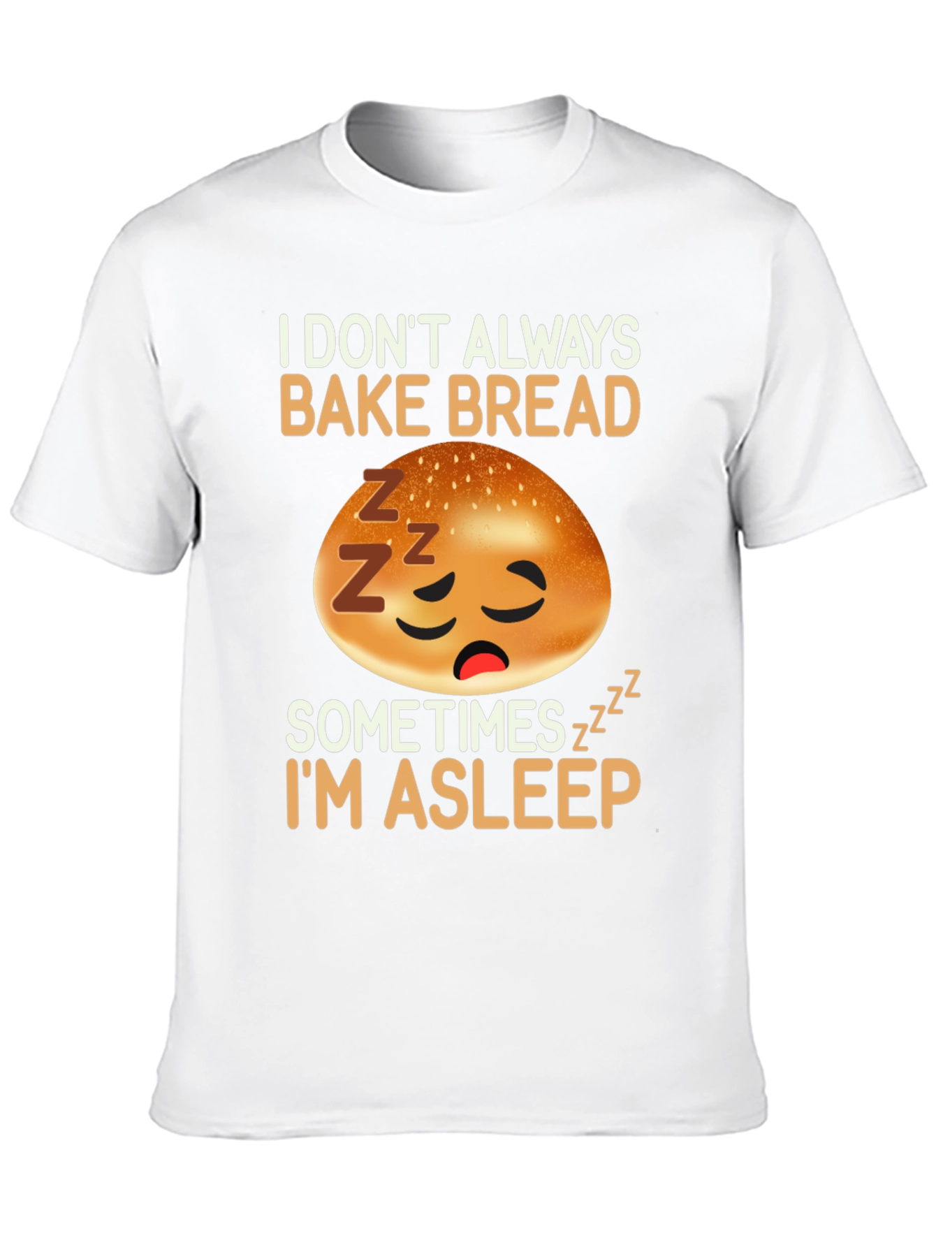Funny Sleeping Bread Baker T-Shirt