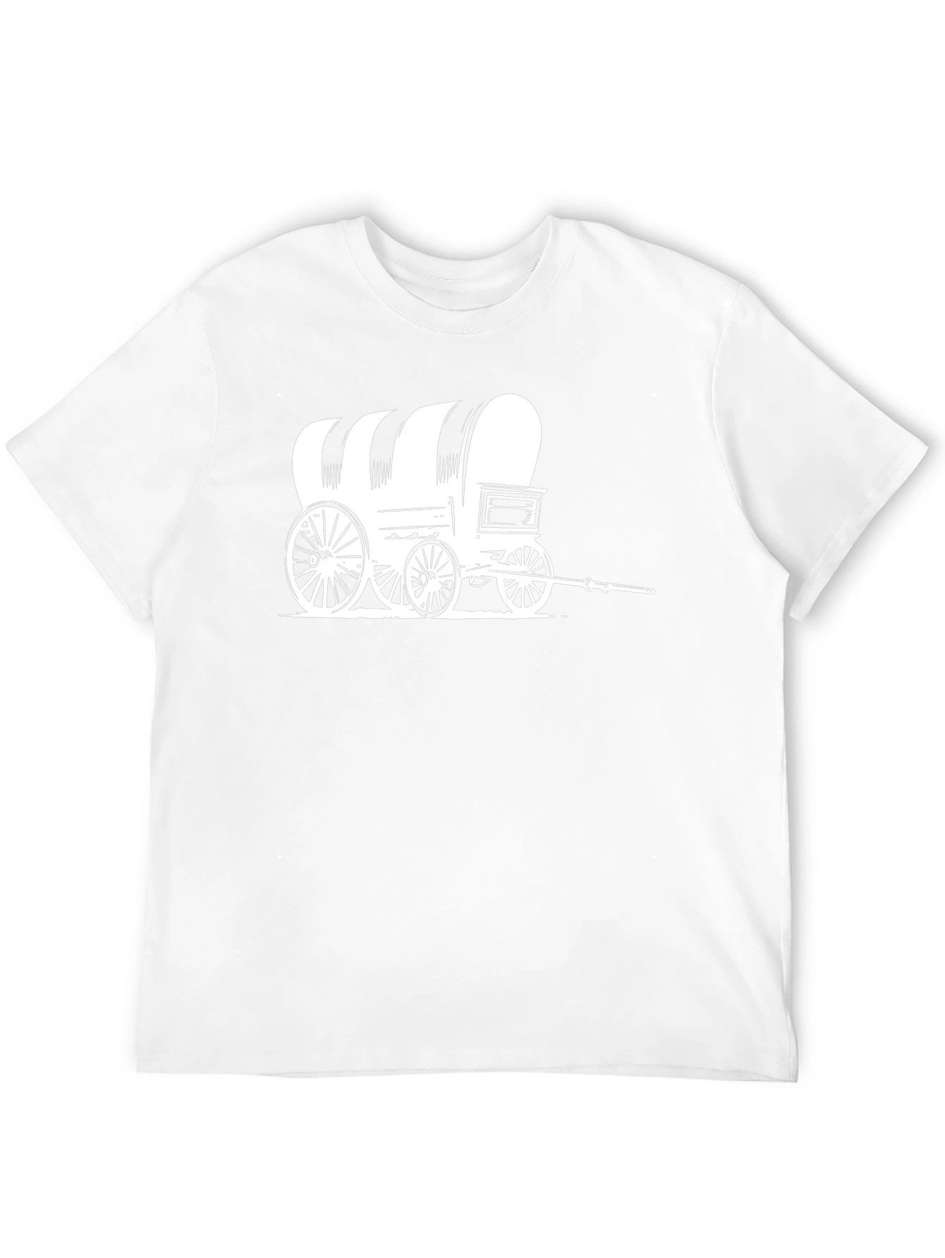 Covered Wagon Graphic Tee - Western Style
