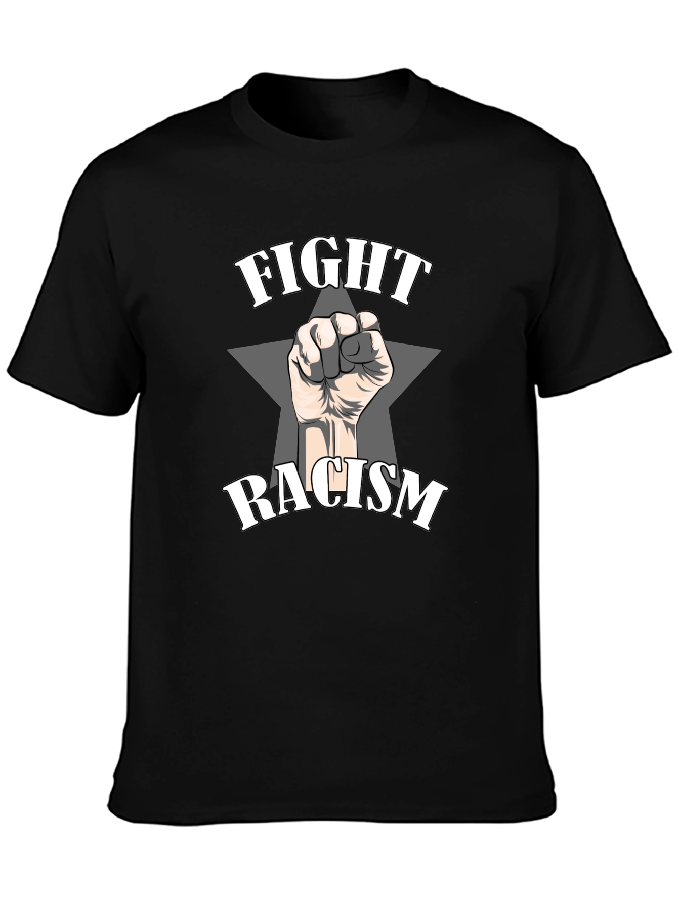 Fight Racism T-Shirt - Black
