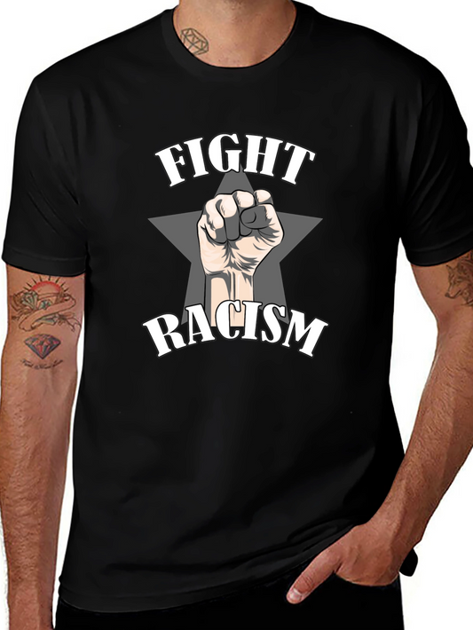 Fight Racism T-Shirt - Black