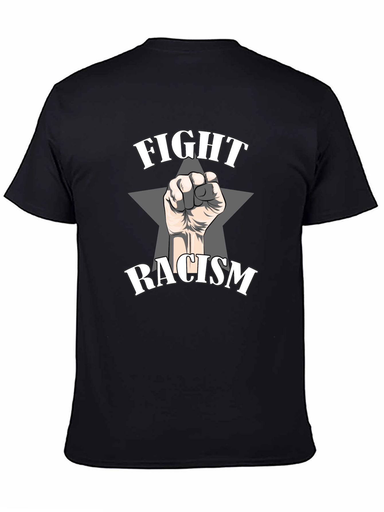 Fight Racism T-Shirt - Black