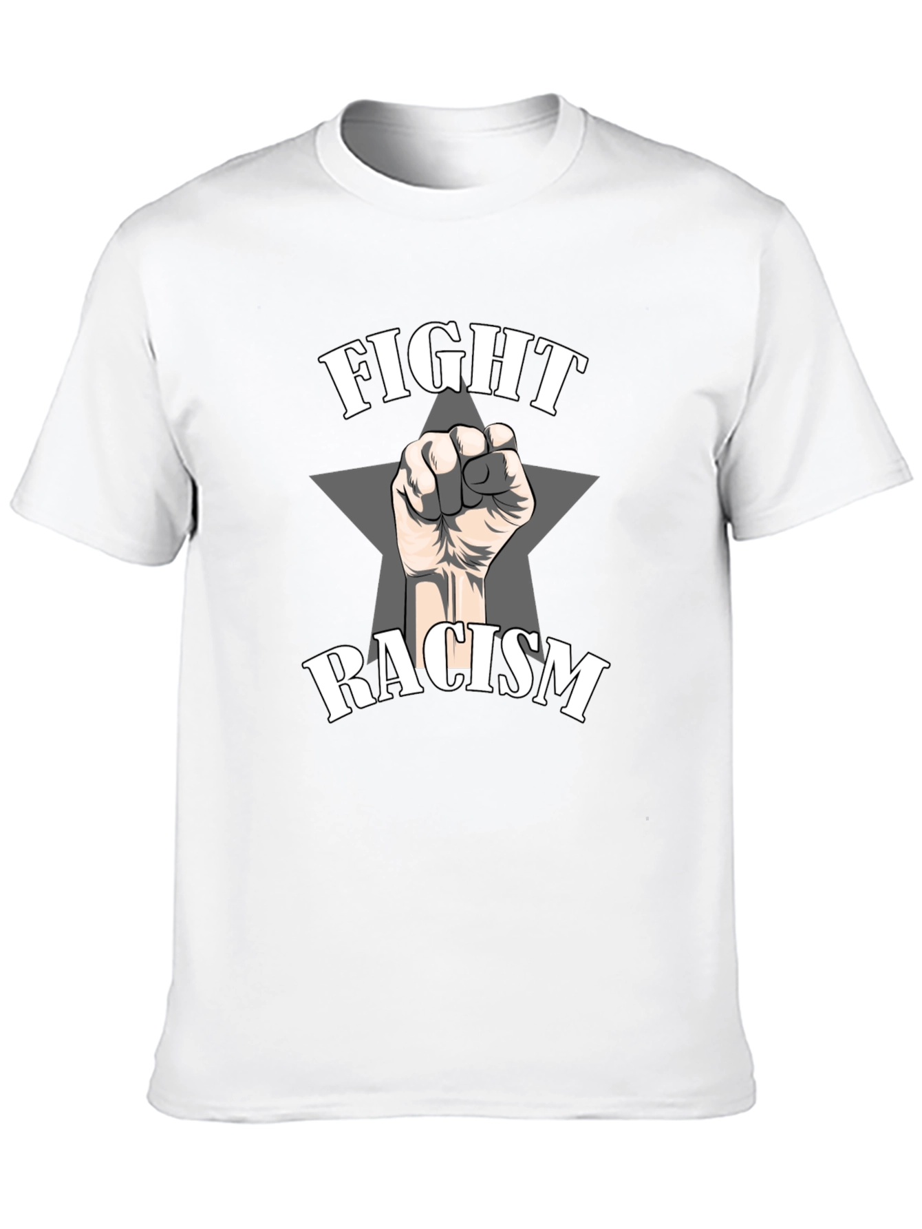 Fight Racism T-Shirt - Black