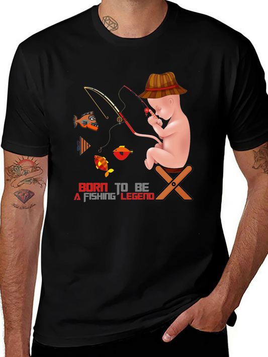 Born to Fish T-Shirt: Fishing Legend
