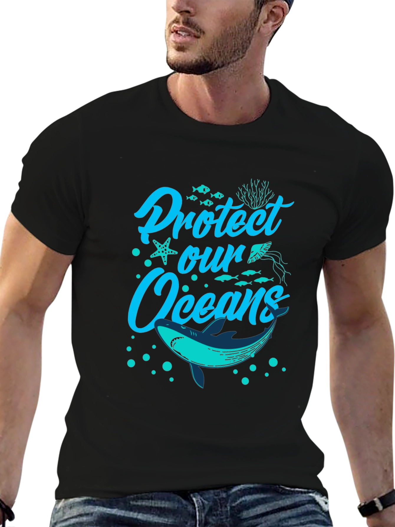 Protect Our Oceans Graphic T-Shirt
