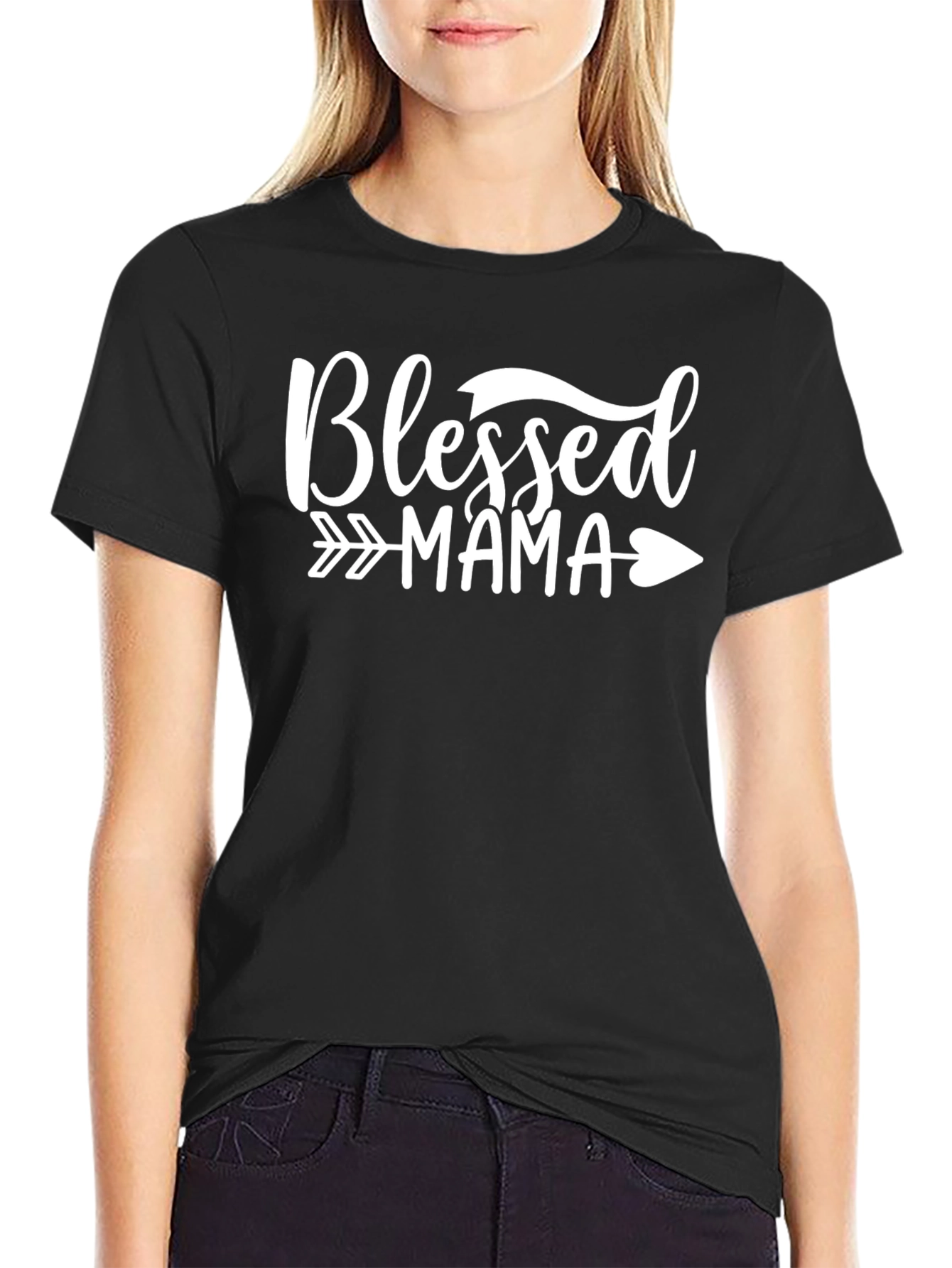Blessed Mama T-Shirt - Stylish Mom Apparel