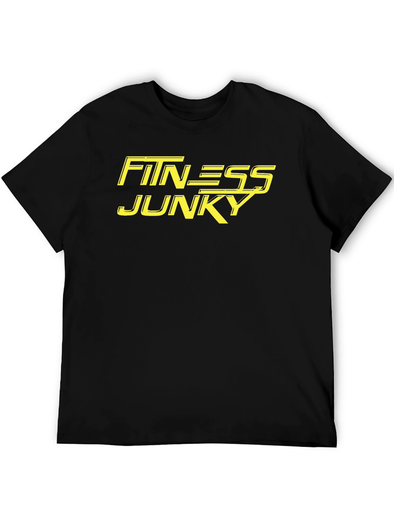 Fitness Junky Black T-Shirt