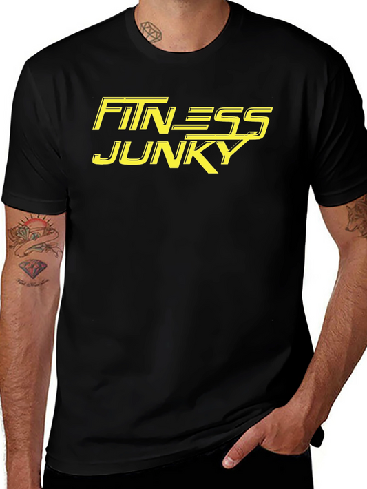 Fitness Junky Black T-Shirt