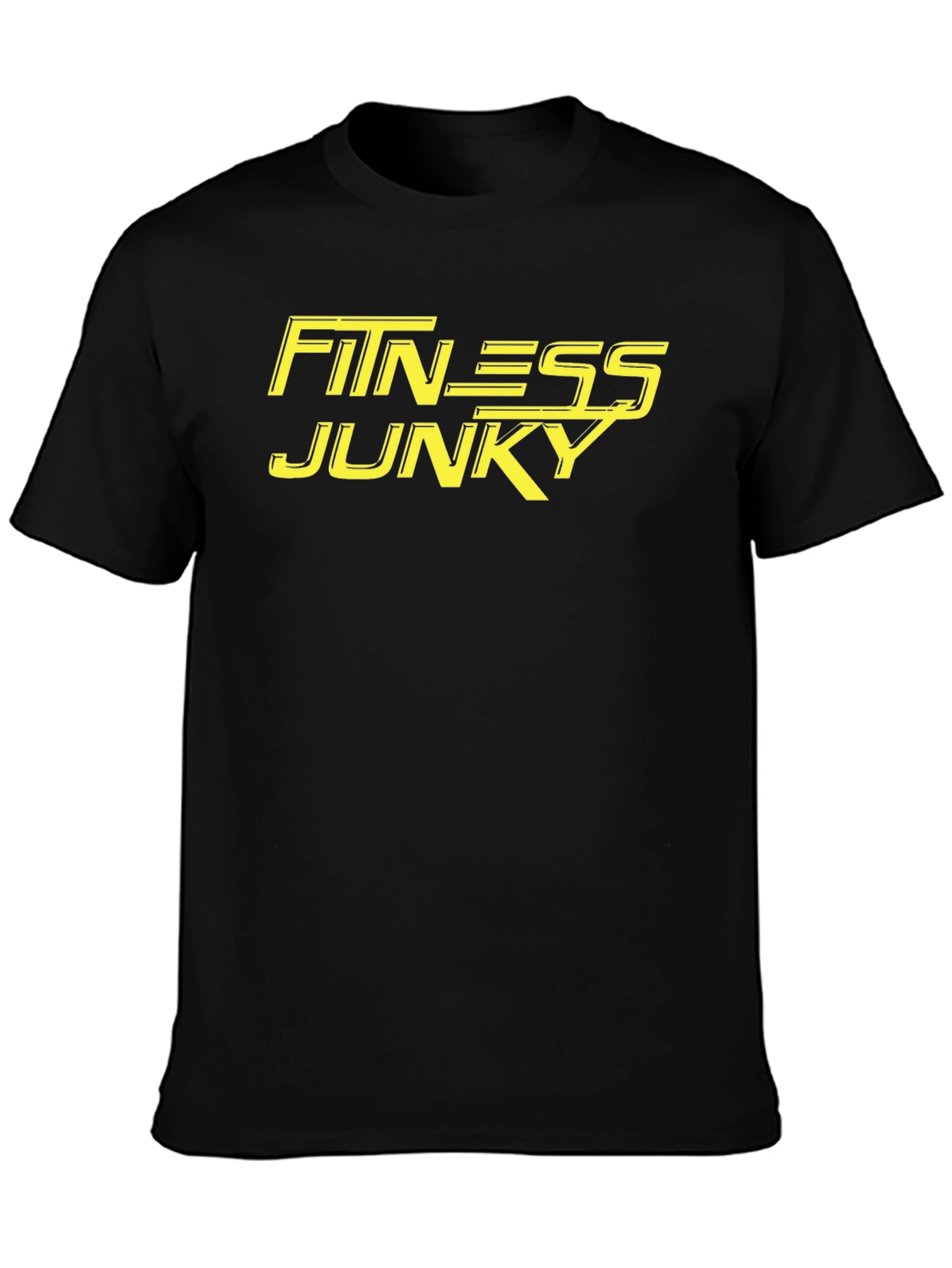 Fitness Junky Black T-Shirt