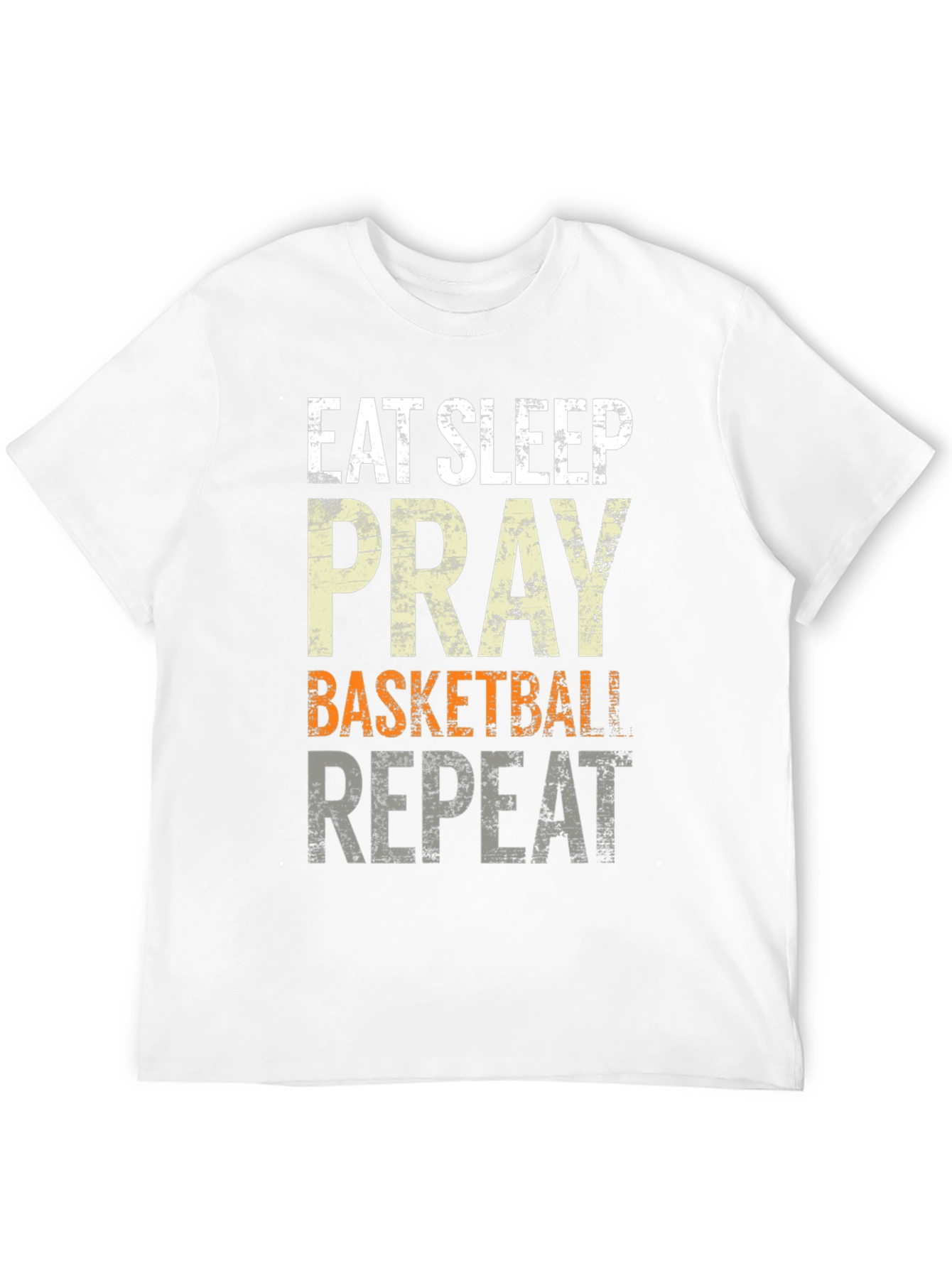Eat Sleep Pray Basketball Repeat Graphic Tee