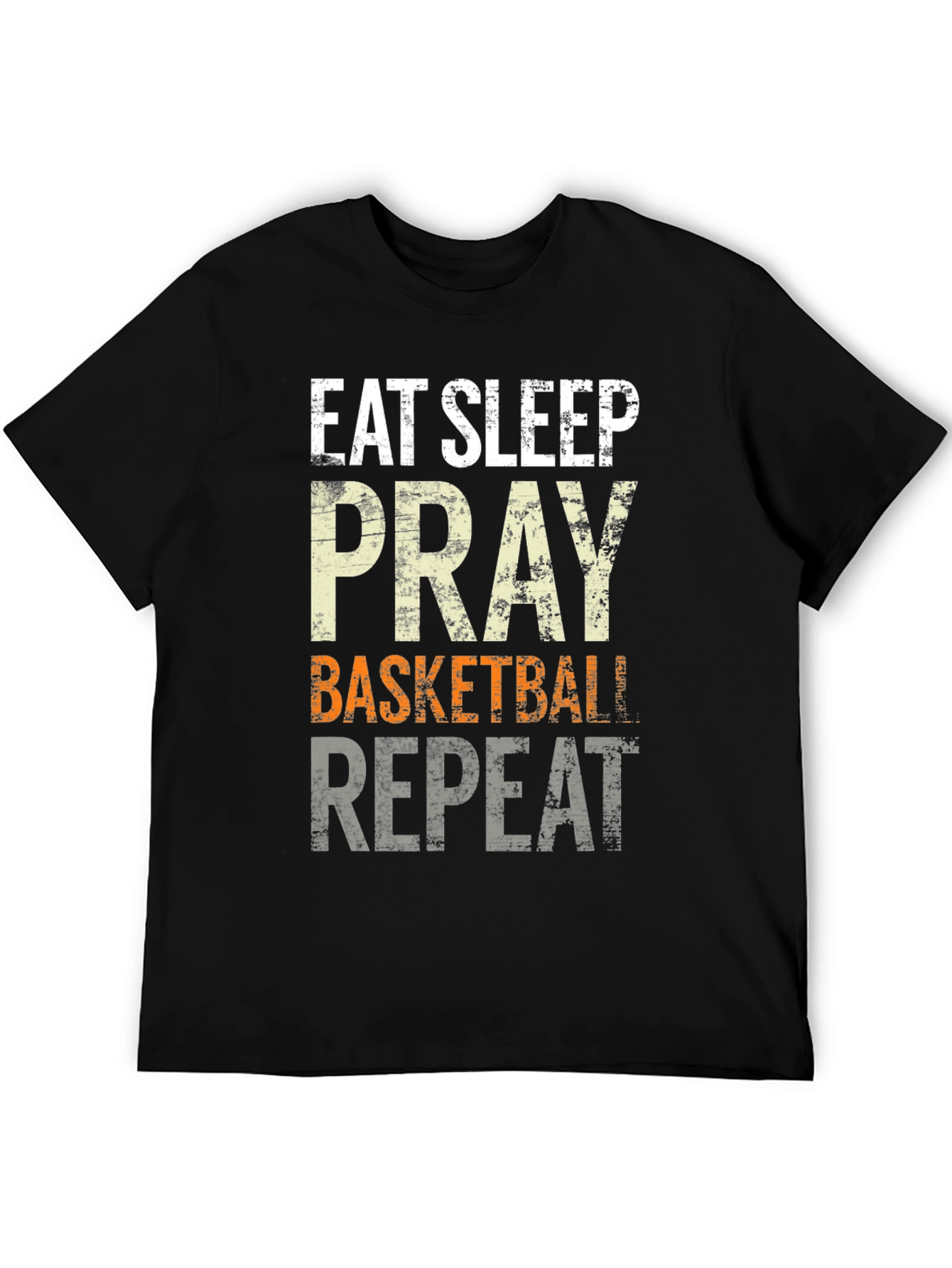 Eat Sleep Pray Basketball Repeat Graphic Tee
