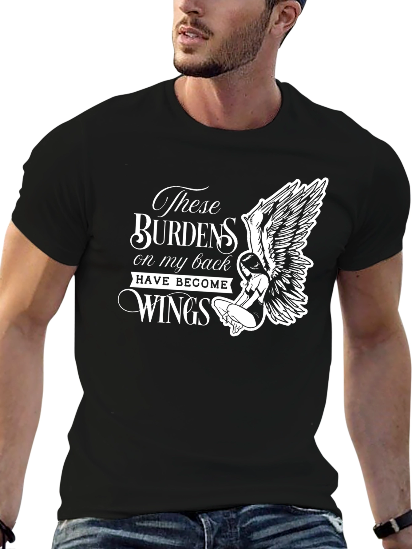 These Burdens Wings Graphic Tee - Comfort Fit