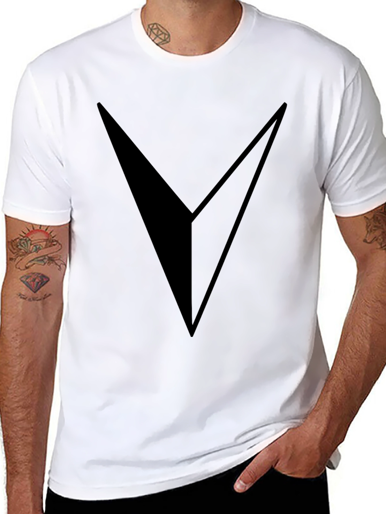 Modern Geometric Arrow T-Shirt