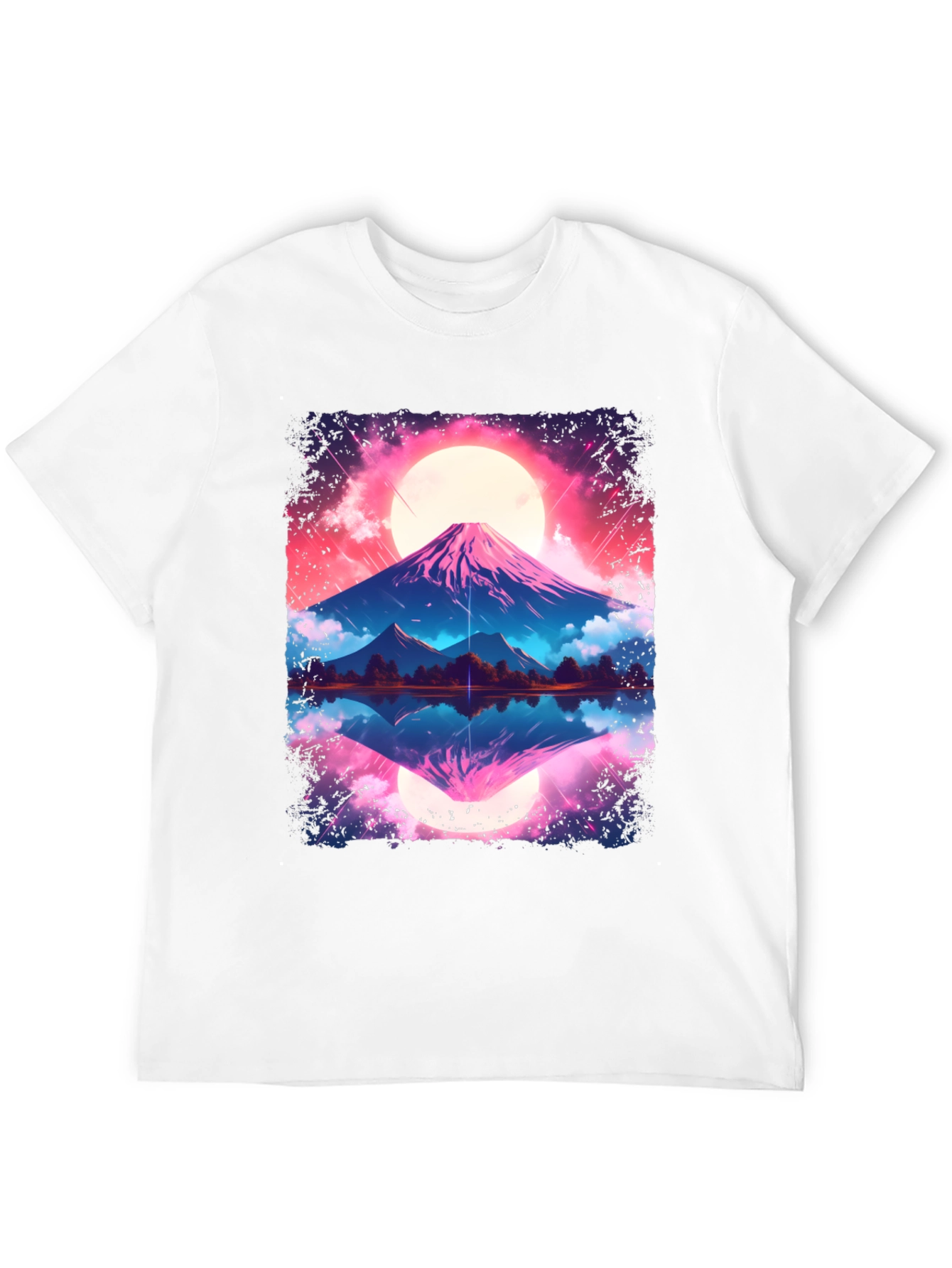 Mount Fuji Sunset Graphic Tee