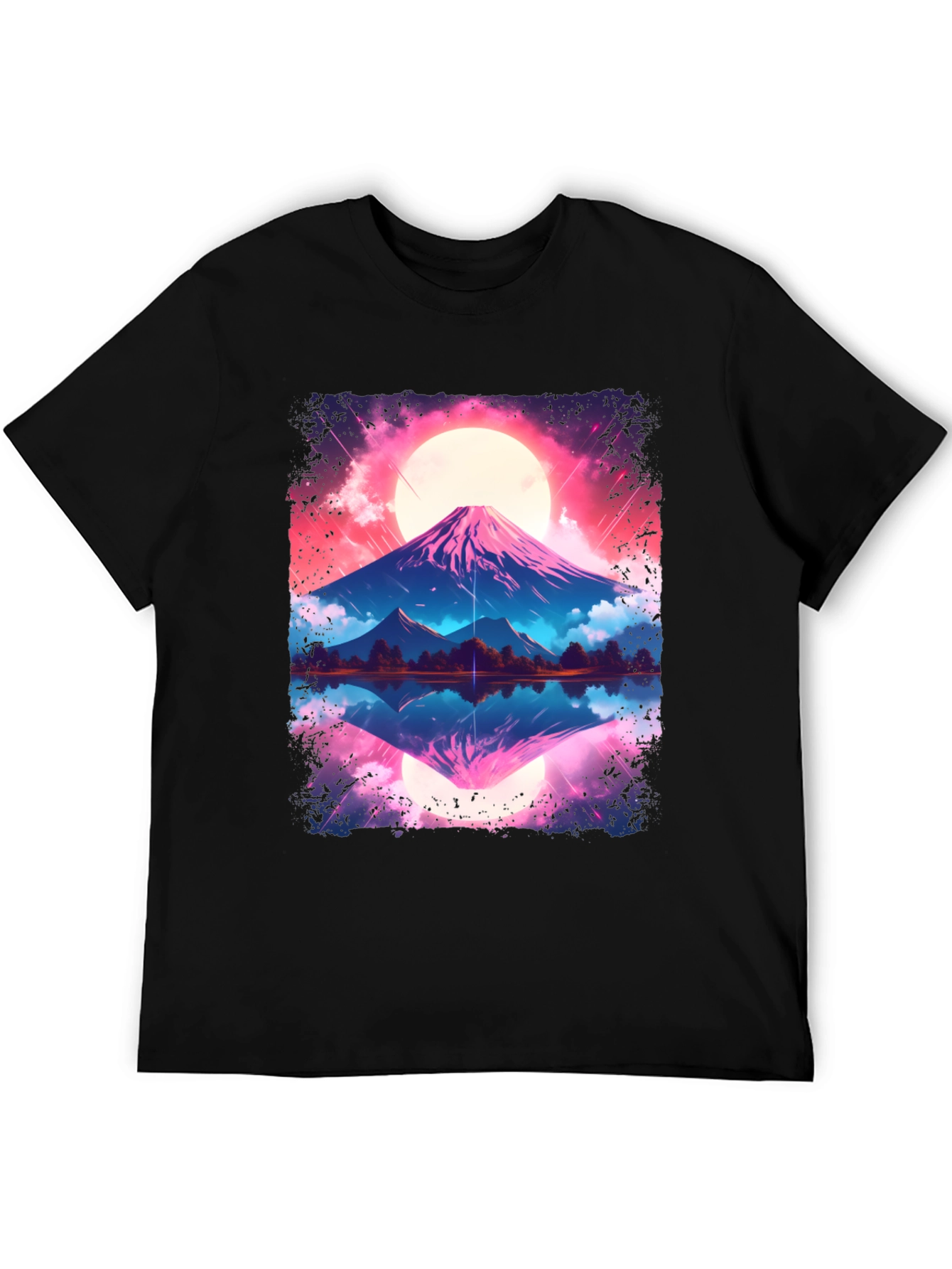 Mount Fuji Sunset Graphic Tee