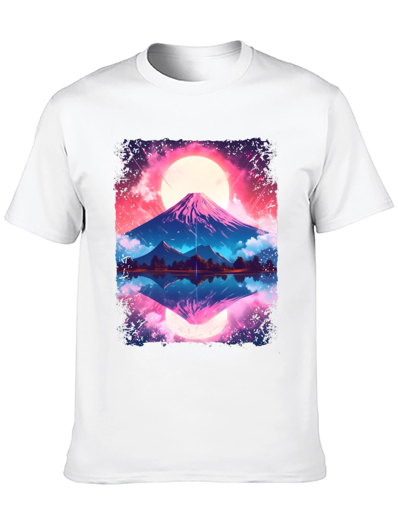 Mount Fuji Sunset Graphic Tee