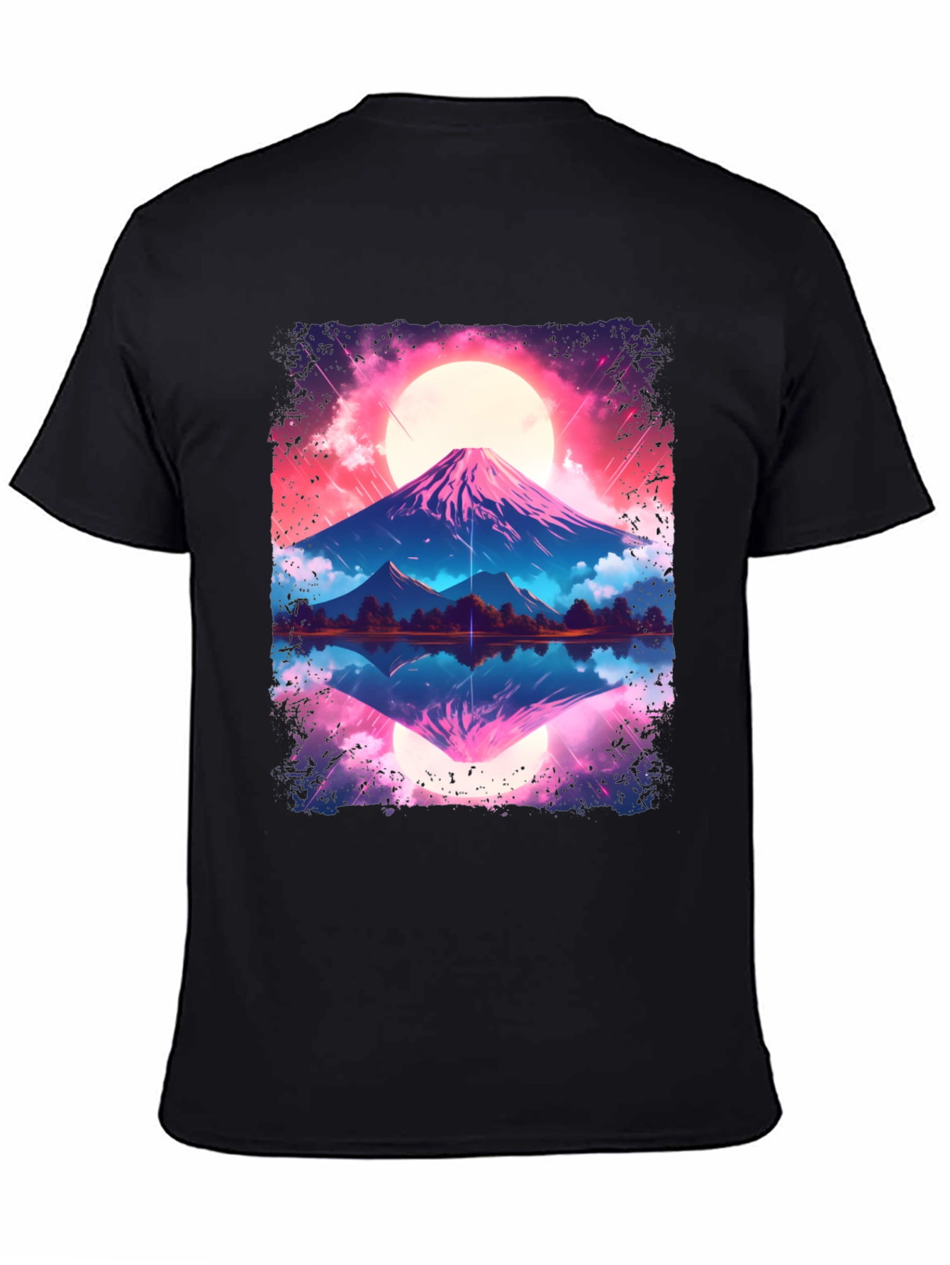 Mount Fuji Sunset Graphic Tee