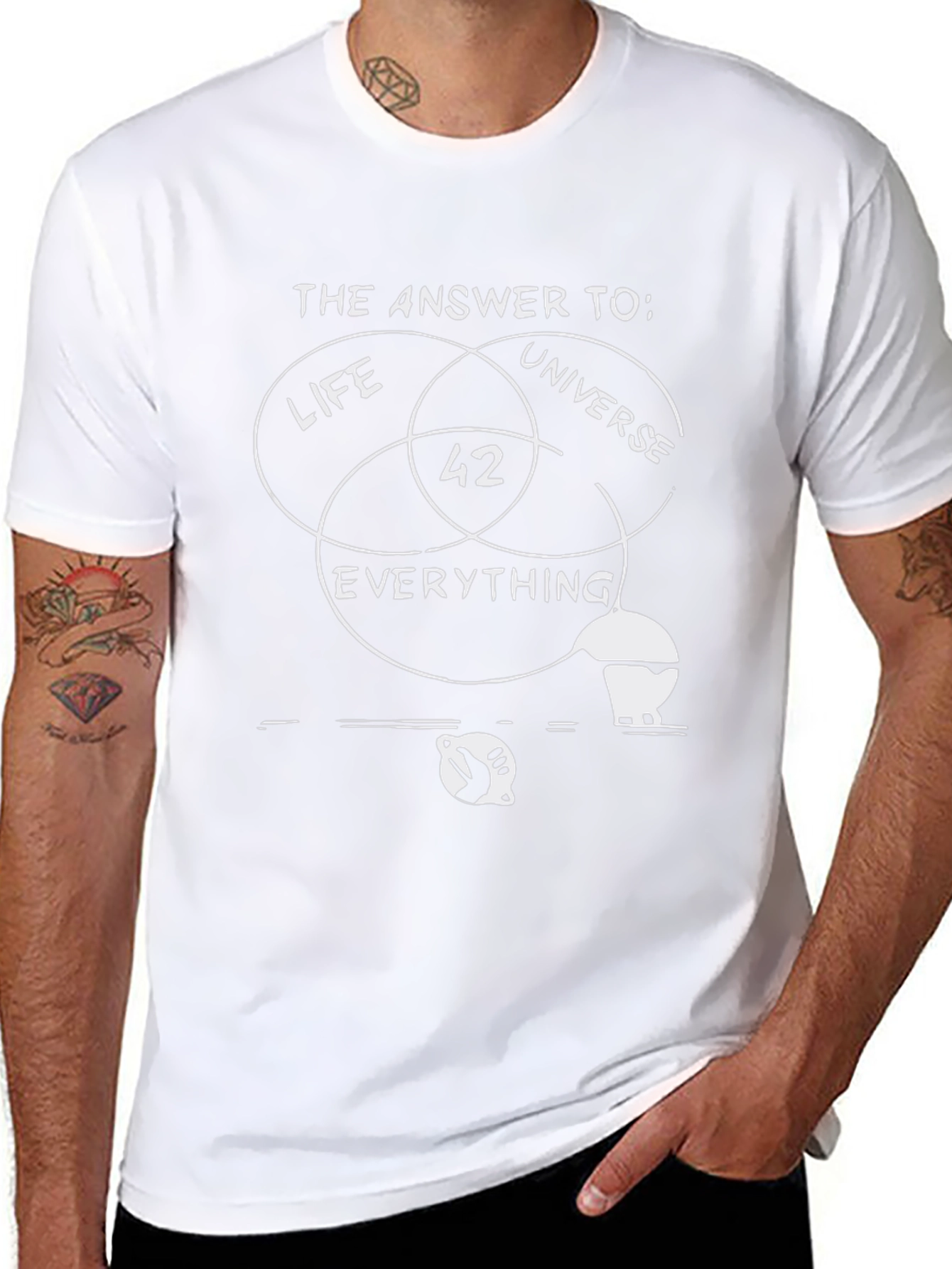 The Answer to Life 42 Mens T-Shirt