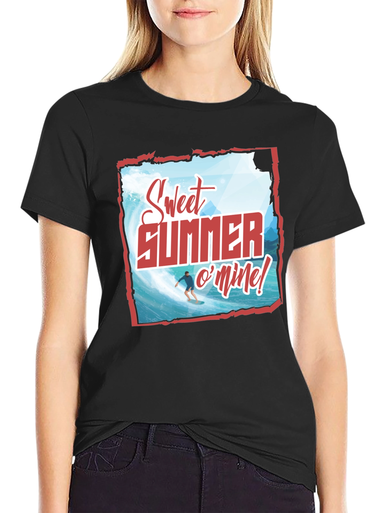 Sweet Summer T-Shirt - Surfing Design