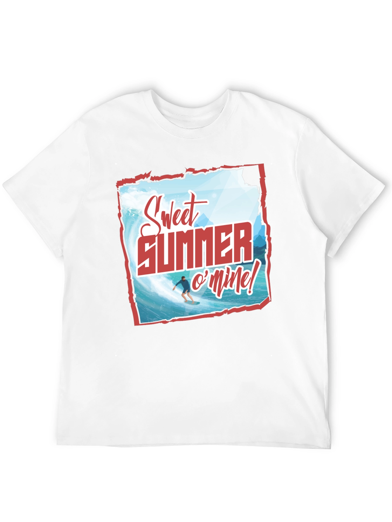 Sweet Summer T-Shirt - Surfing Design