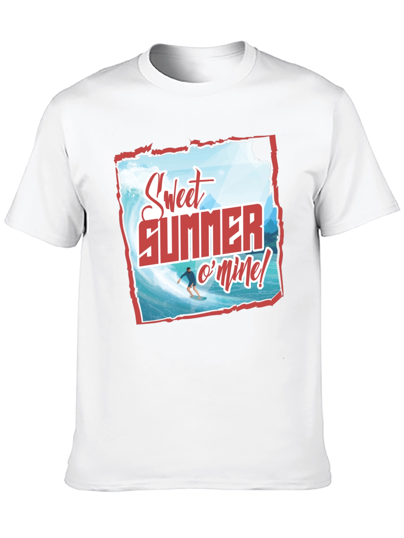 Sweet Summer T-Shirt - Surfing Design