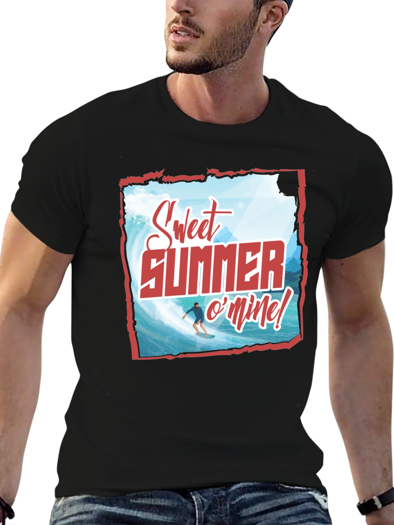 Sweet Summer T-Shirt - Surfing Design