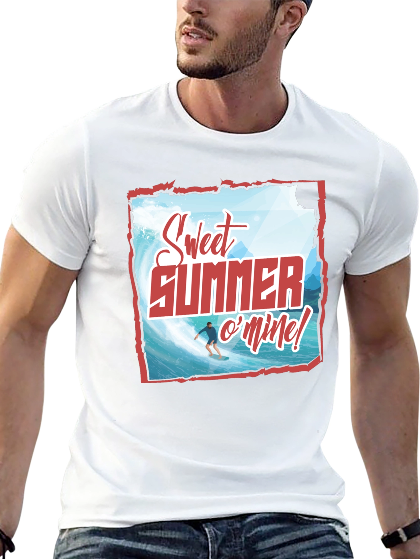 Sweet Summer T-Shirt - Surfing Design