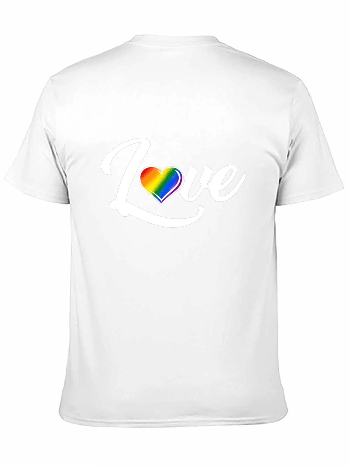 Love Rainbow Heart Graphic T-Shirt