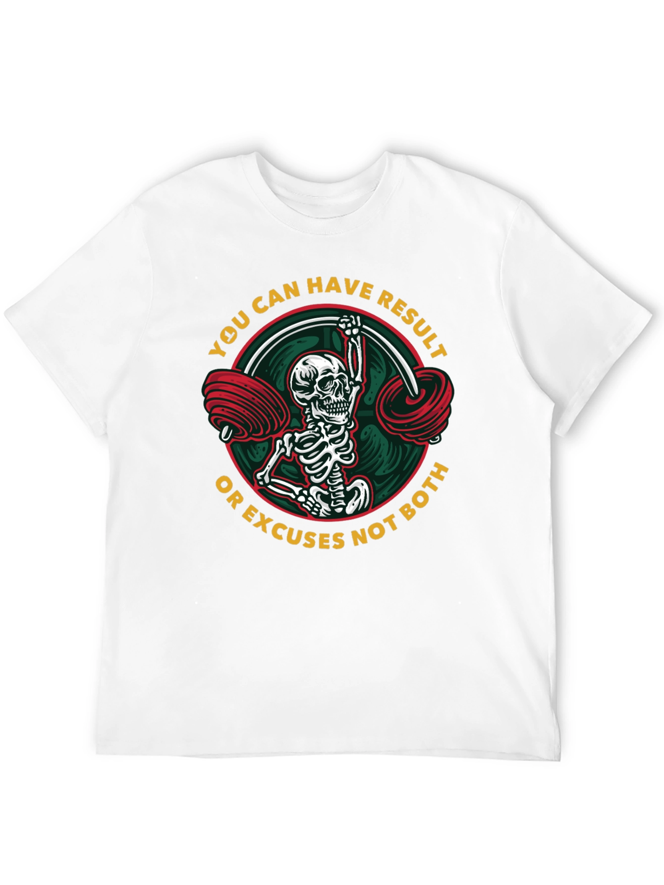Skeleton Lifting T-Shirt - No Excuses