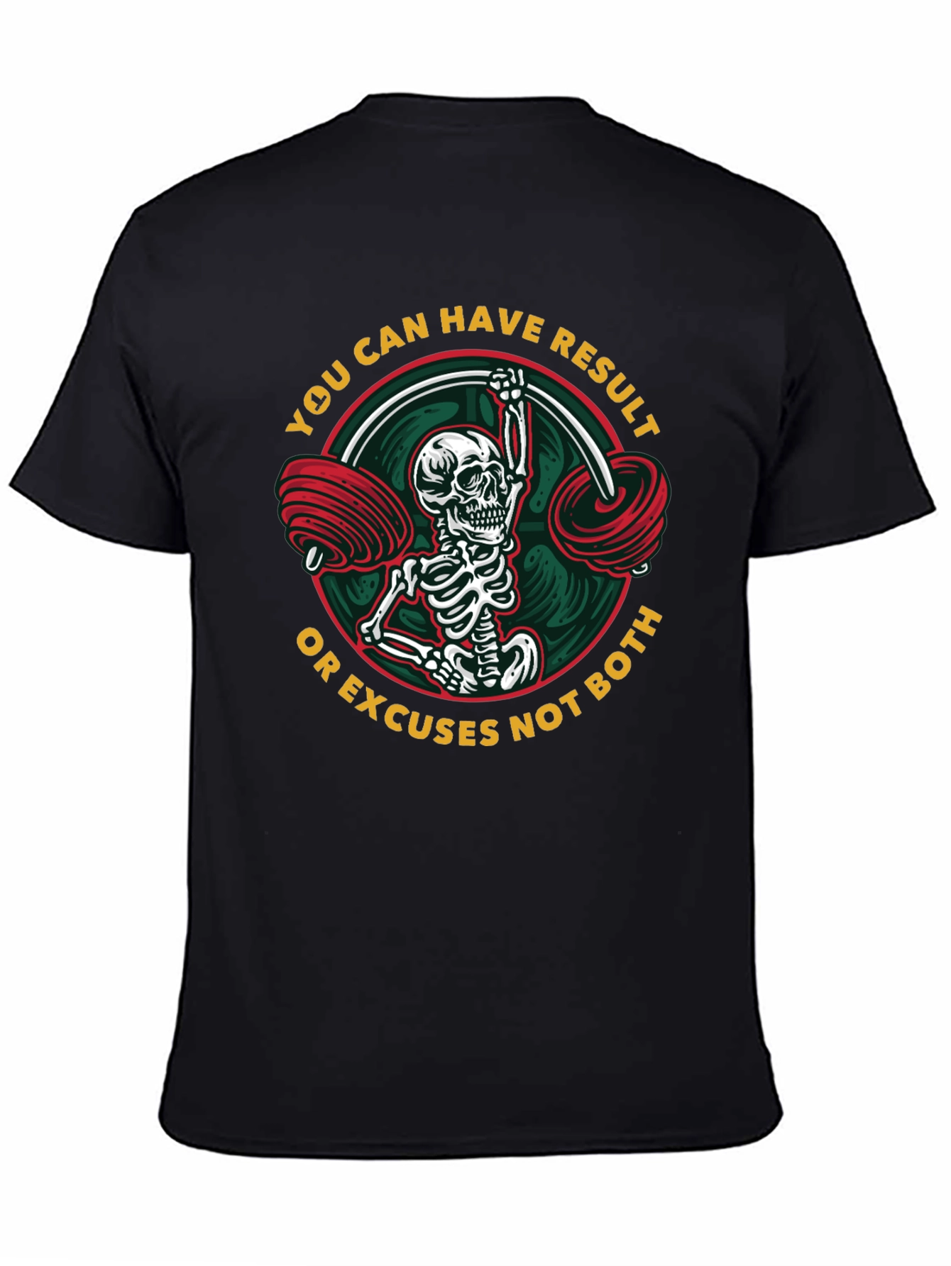 Skeleton Lifting T-Shirt - No Excuses