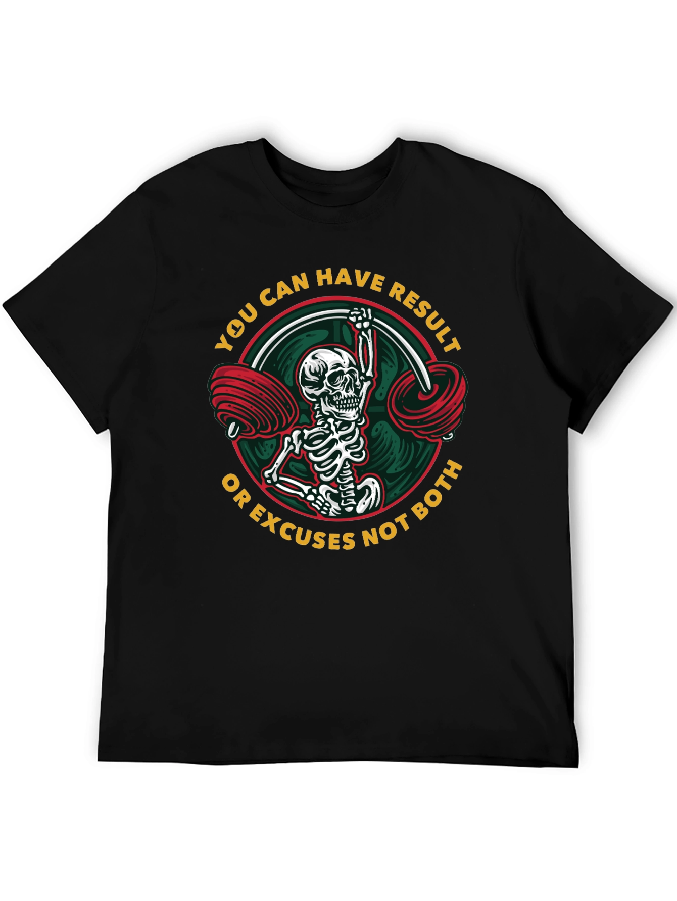 Skeleton Lifting T-Shirt - No Excuses
