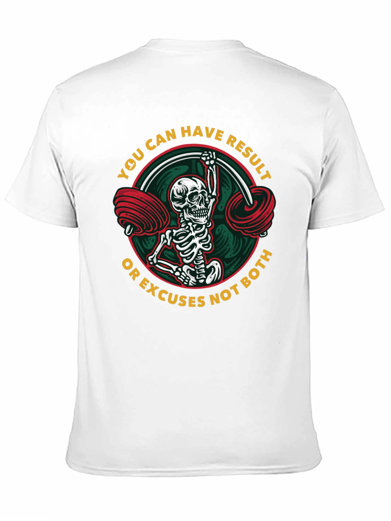 Skeleton Lifting T-Shirt - No Excuses