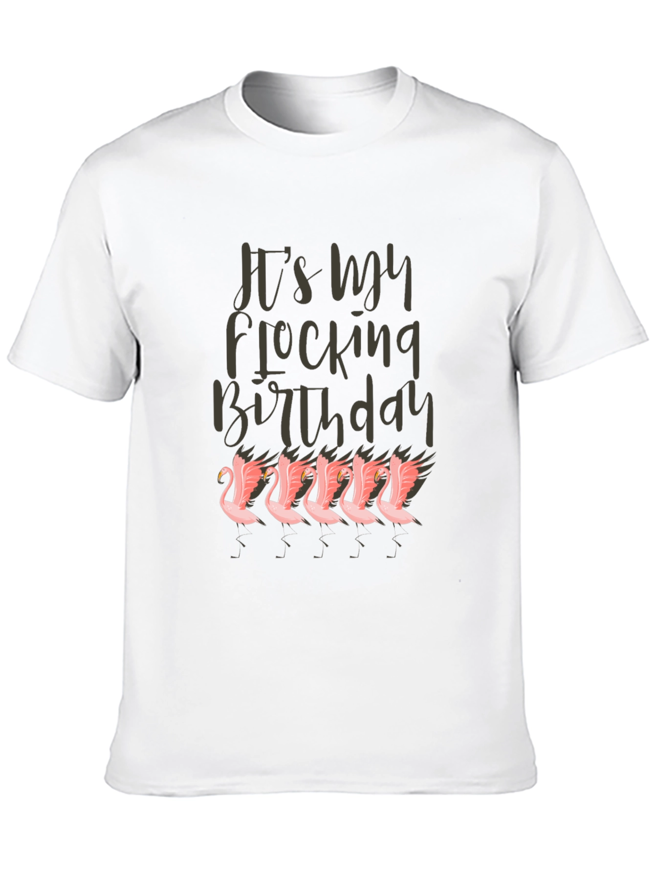 Its My Flocking Birthday Flamingo T-Shirt