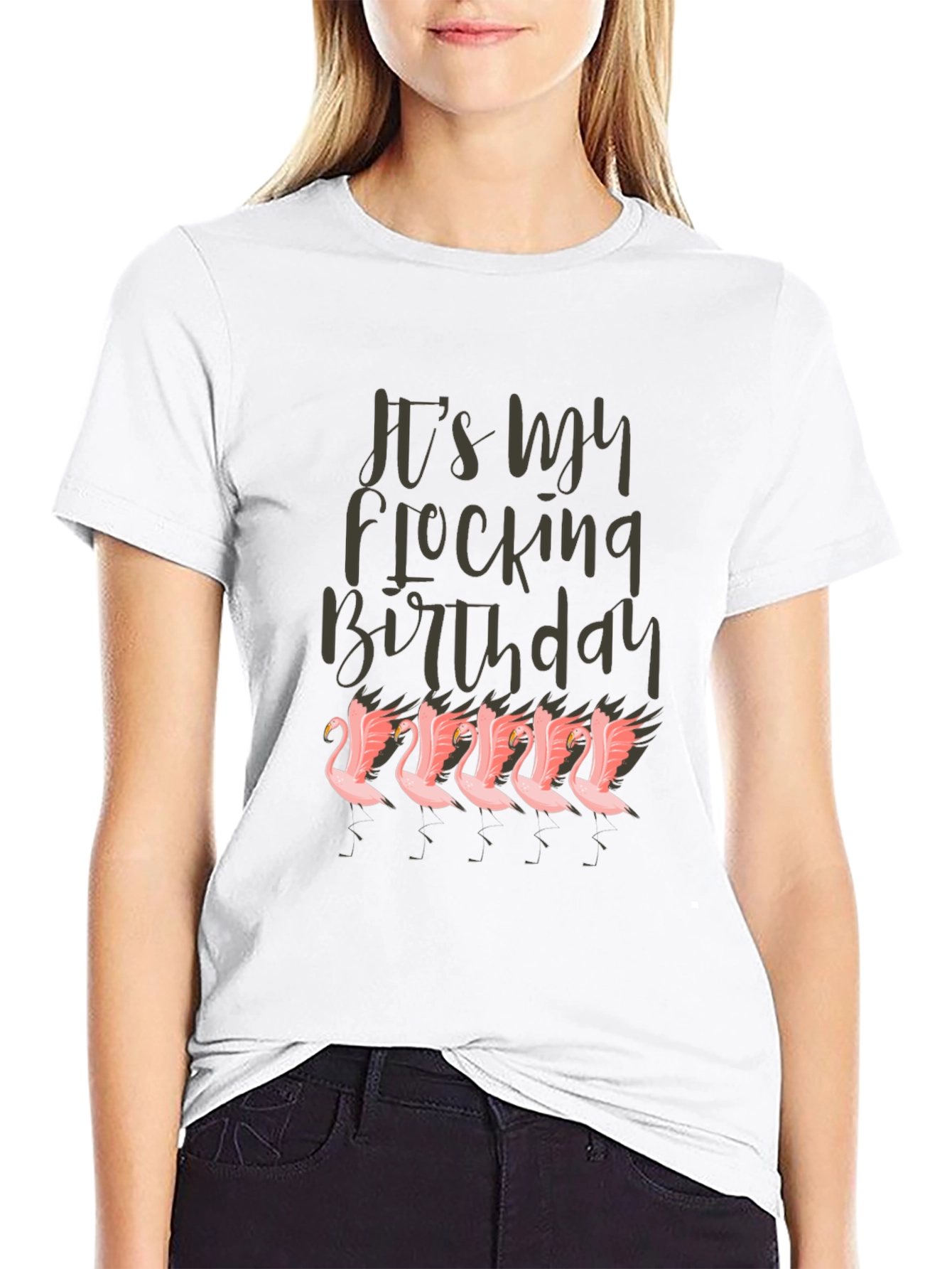 Its My Flocking Birthday Flamingo T-Shirt